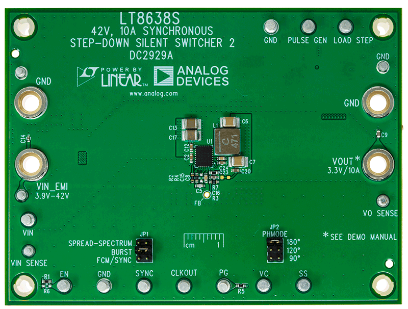 DC2929A Evaluation Board - Top View