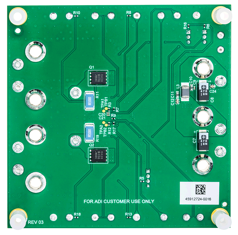 DC3091A Evaluation Board - Bottom View