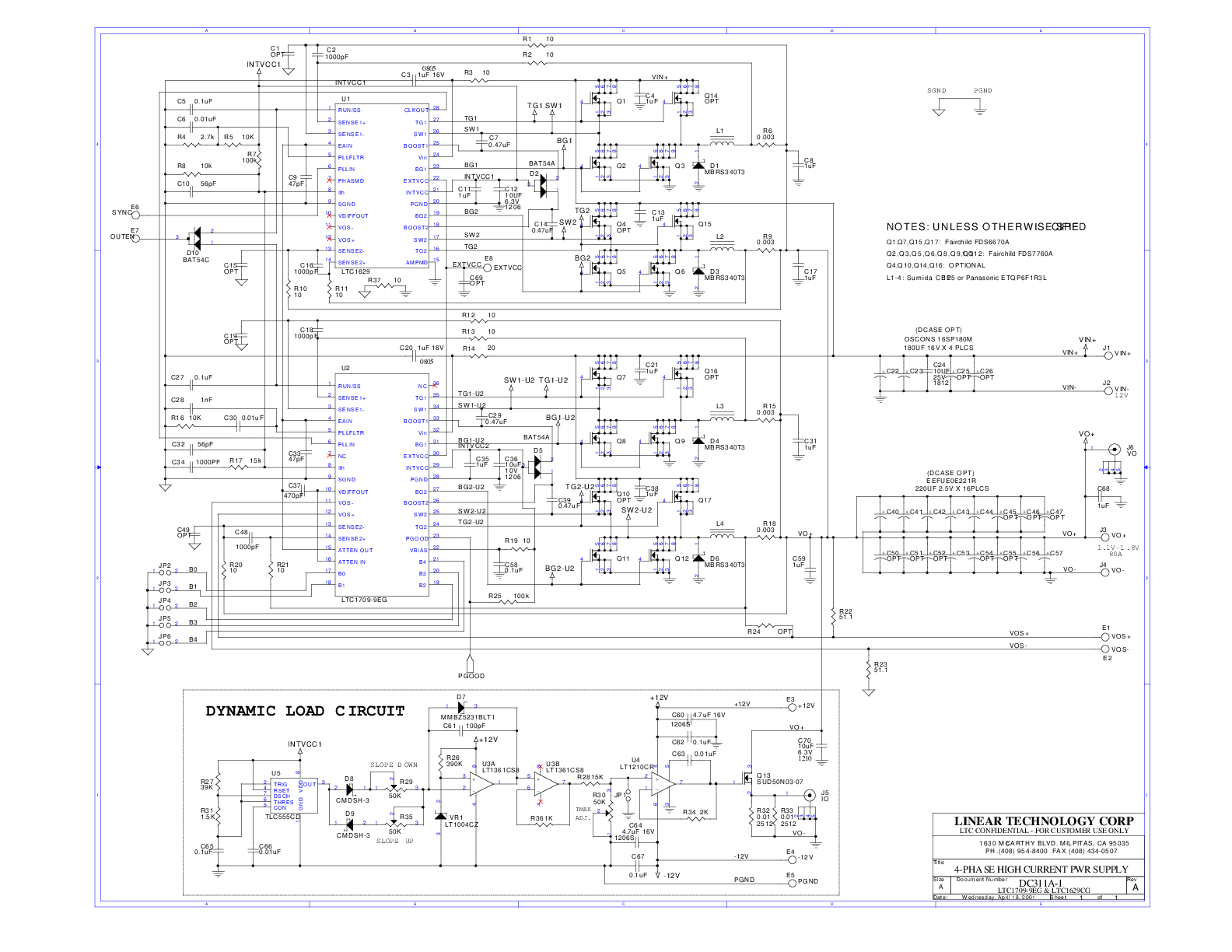 DC311A - Schematic