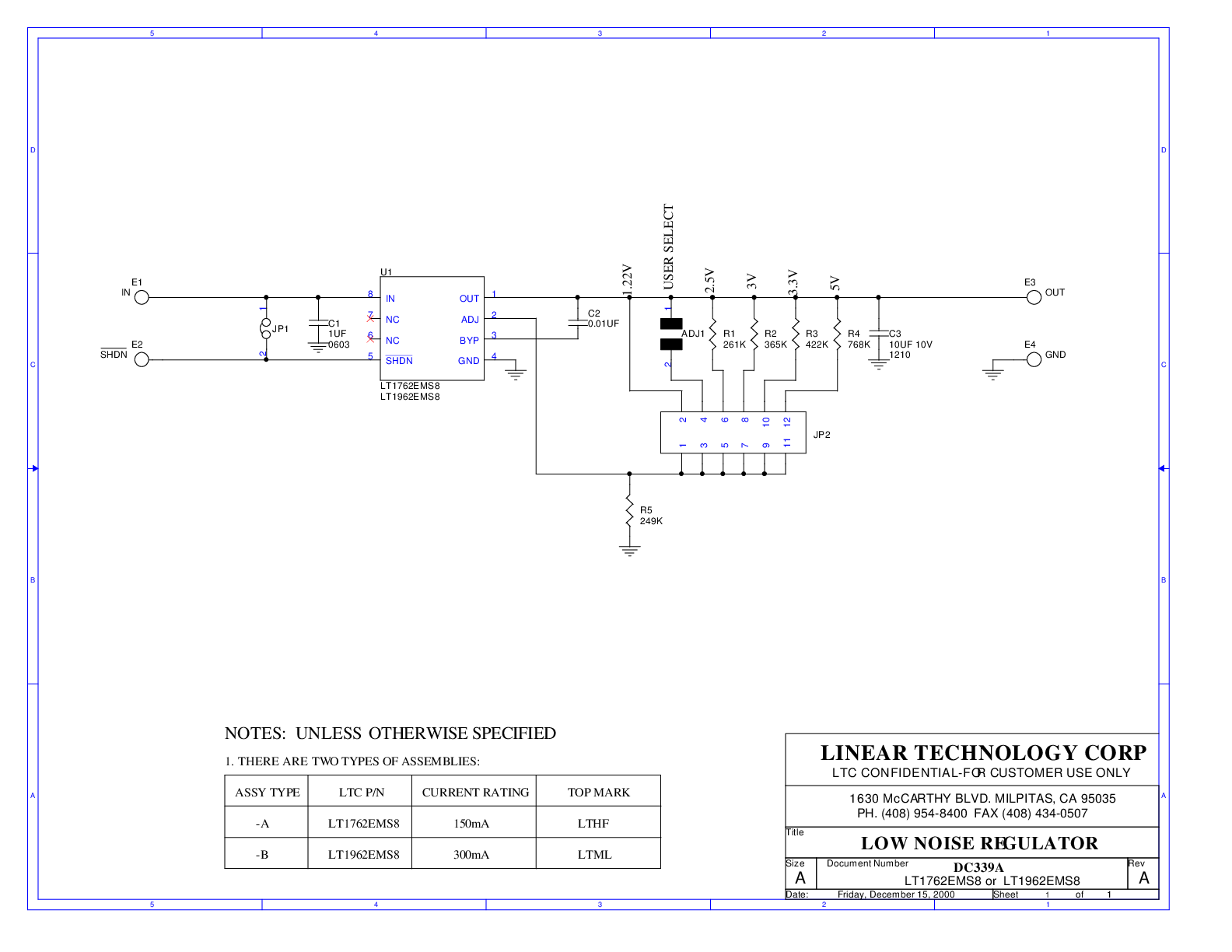 DC339A-A - Schematic