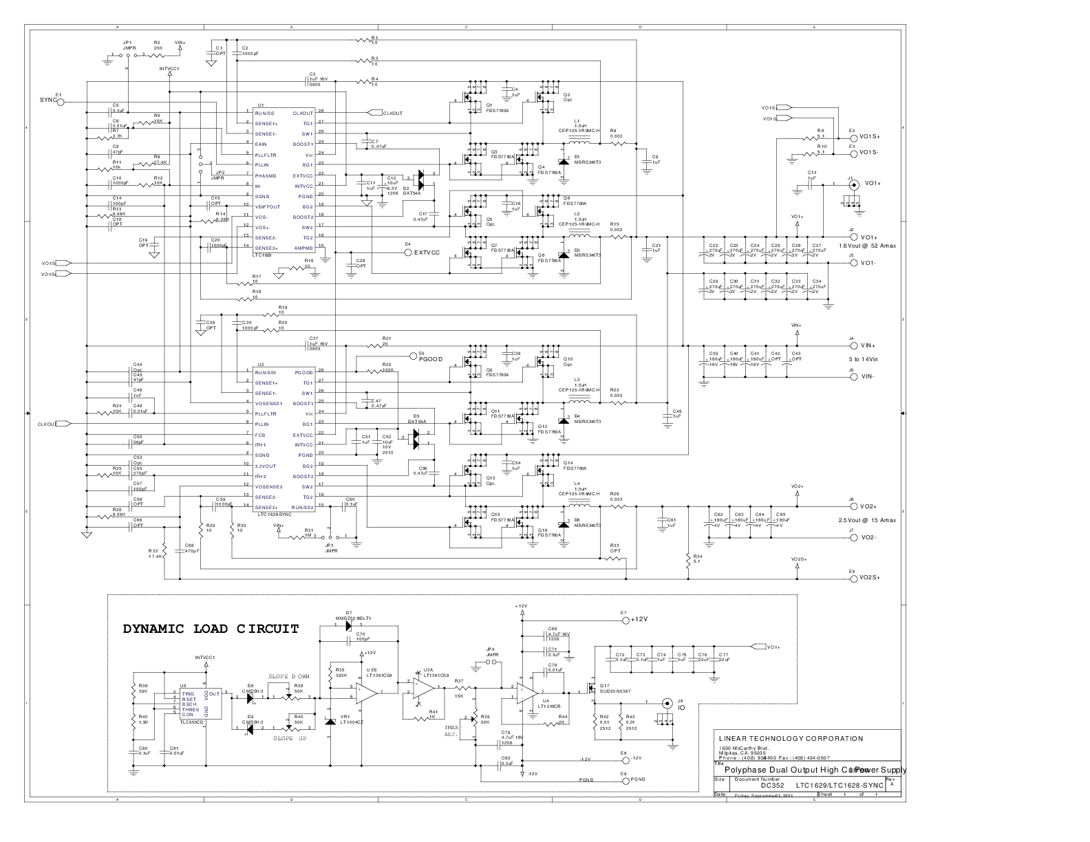 DC352A - Schematic