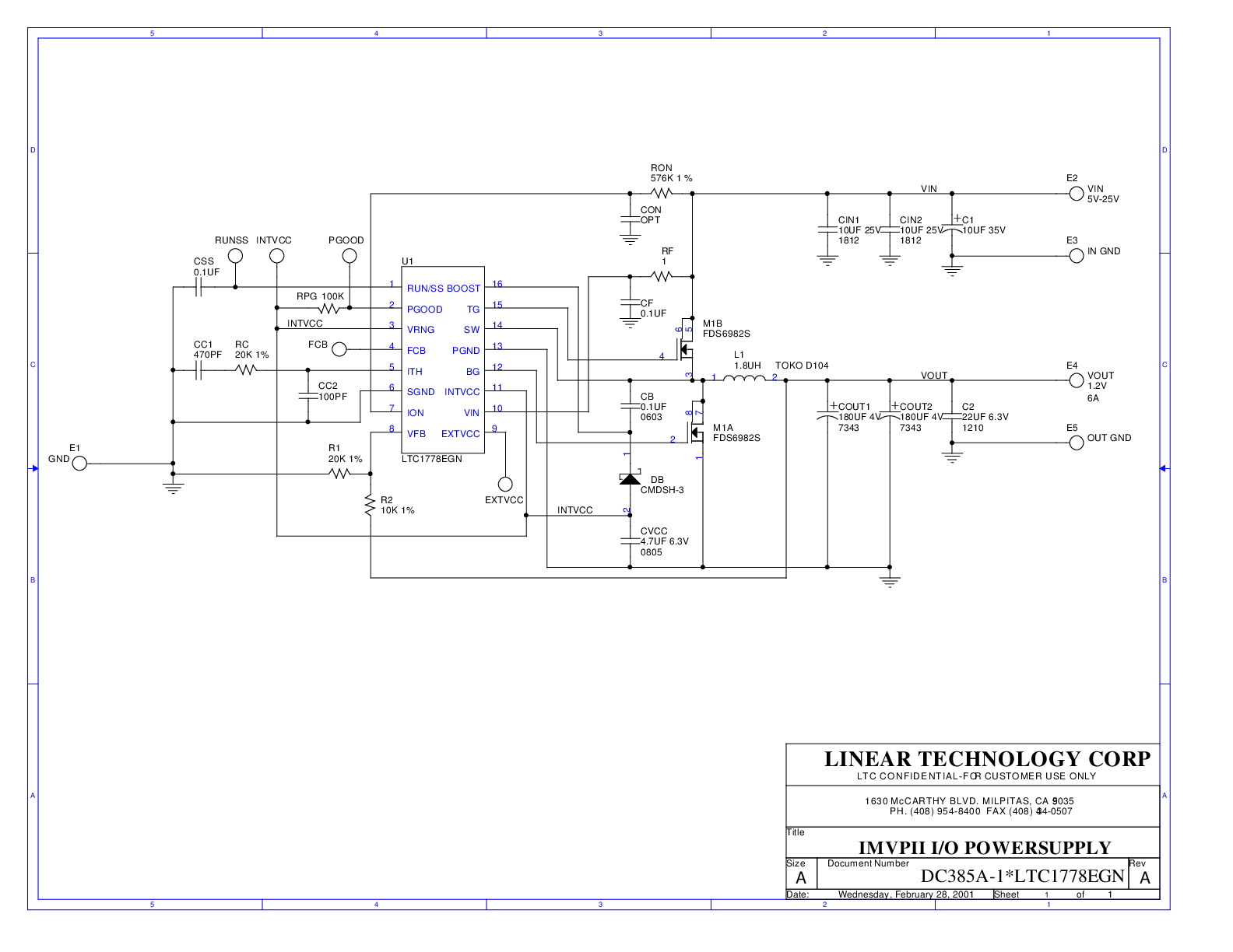 DC385A - Schematic
