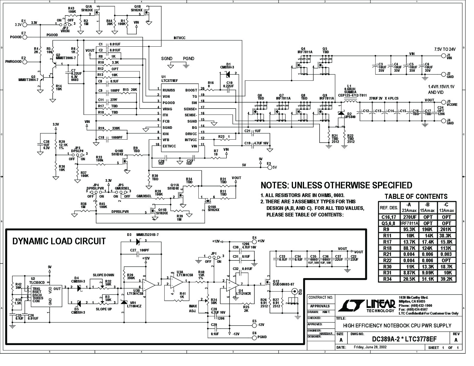 DC389A-A - Schematic