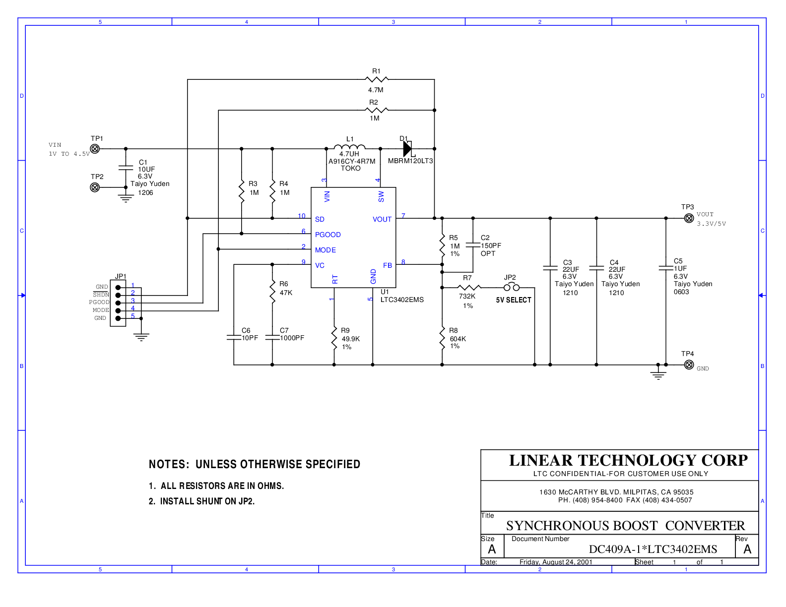 DC409A - Schematic