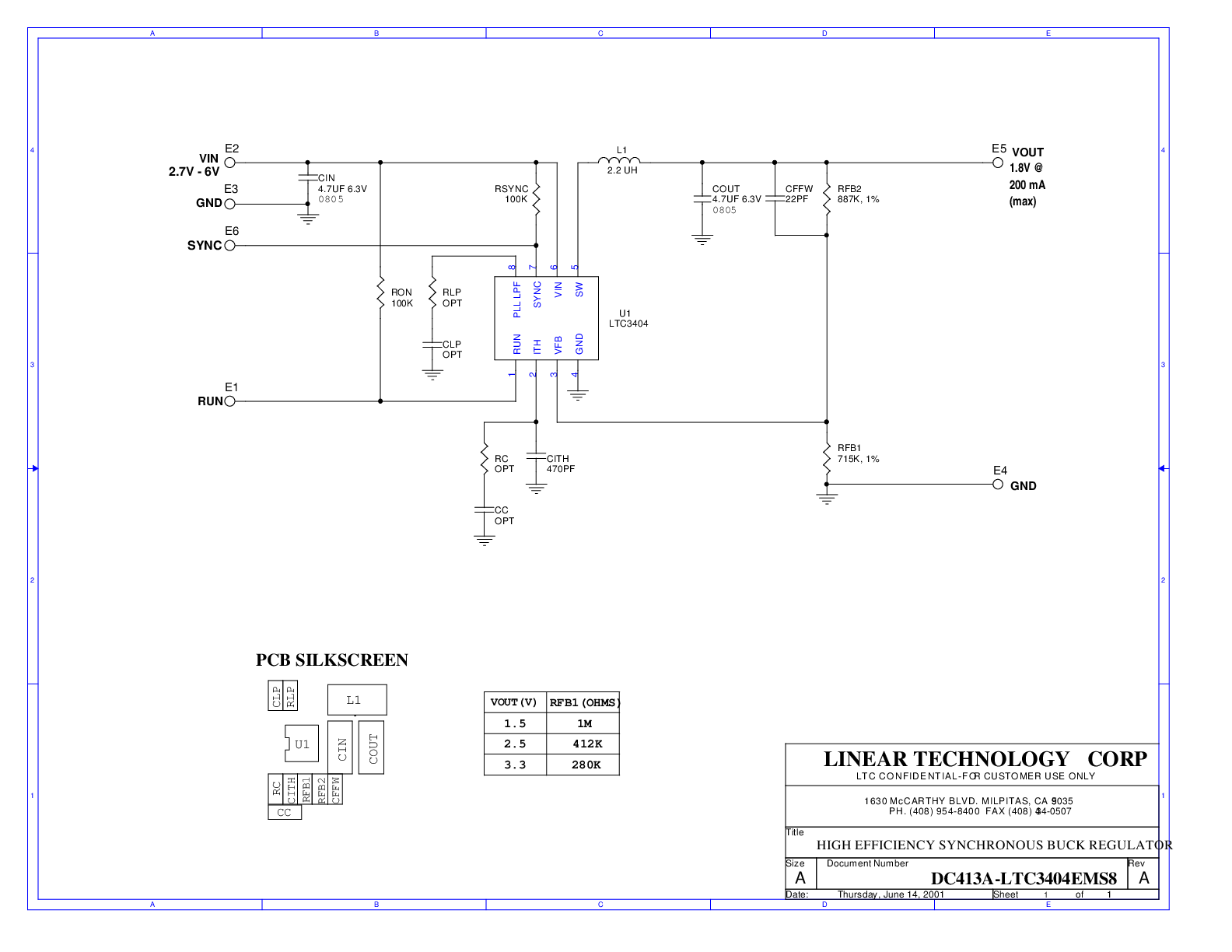 DC413A - Schematic