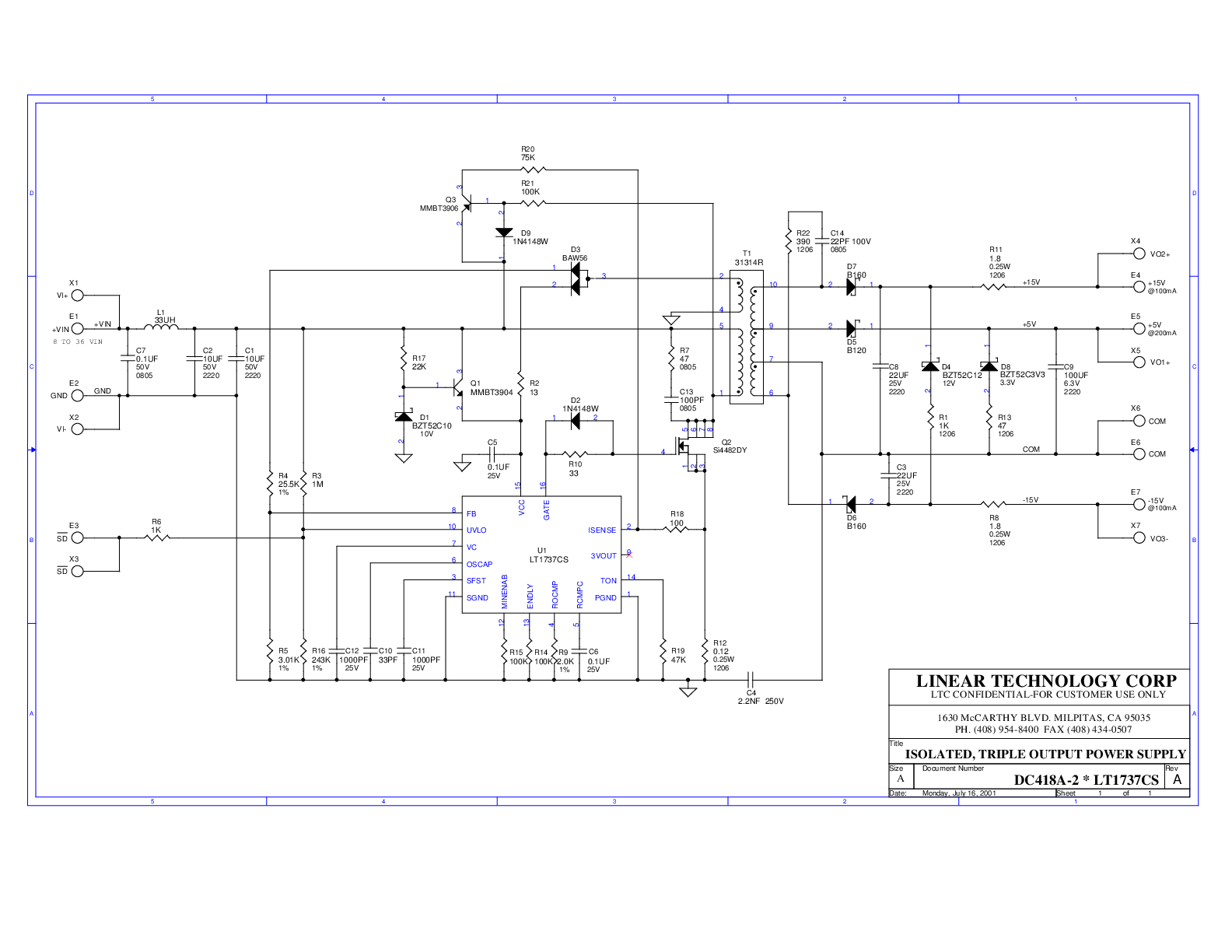 DC418A - Schematic