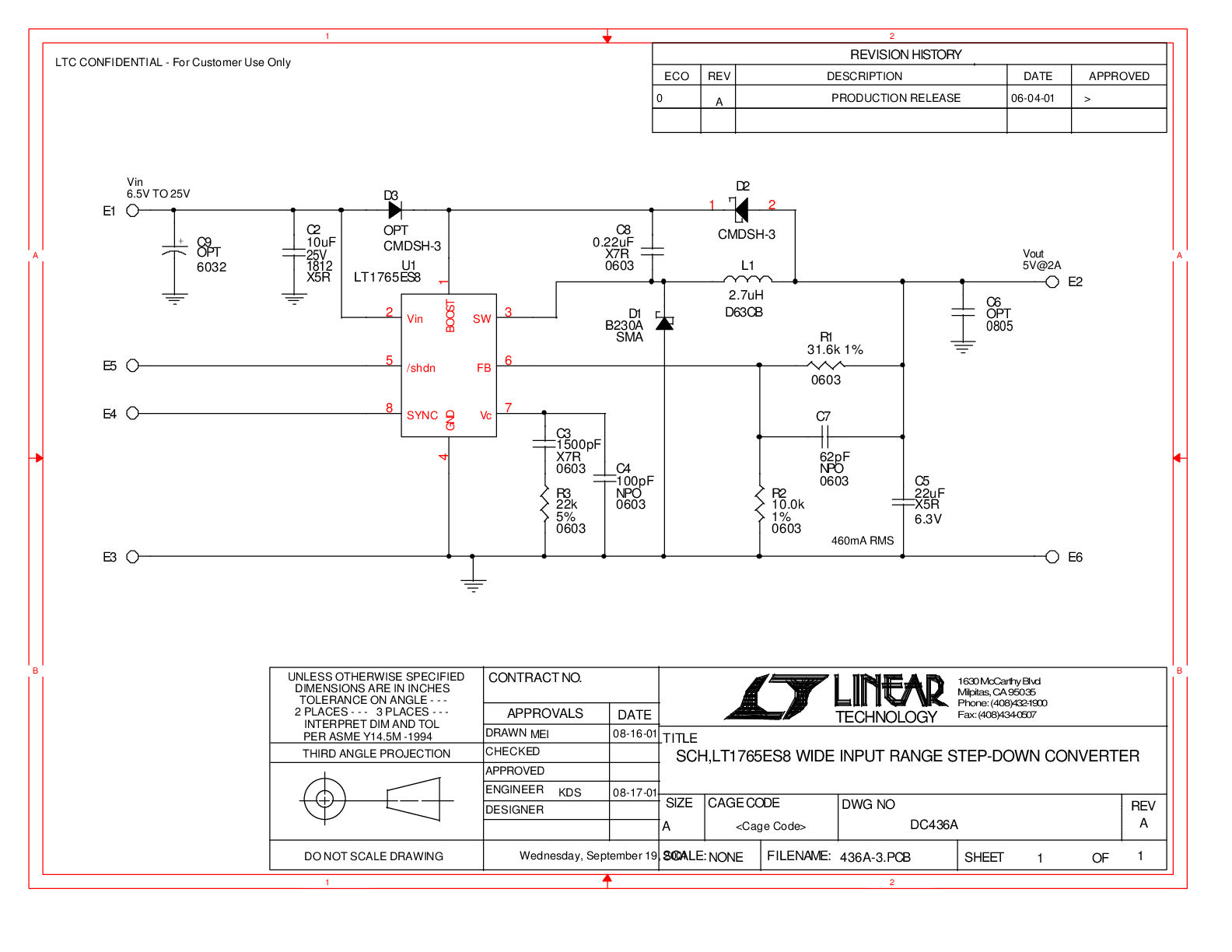 DC436A - Schematic