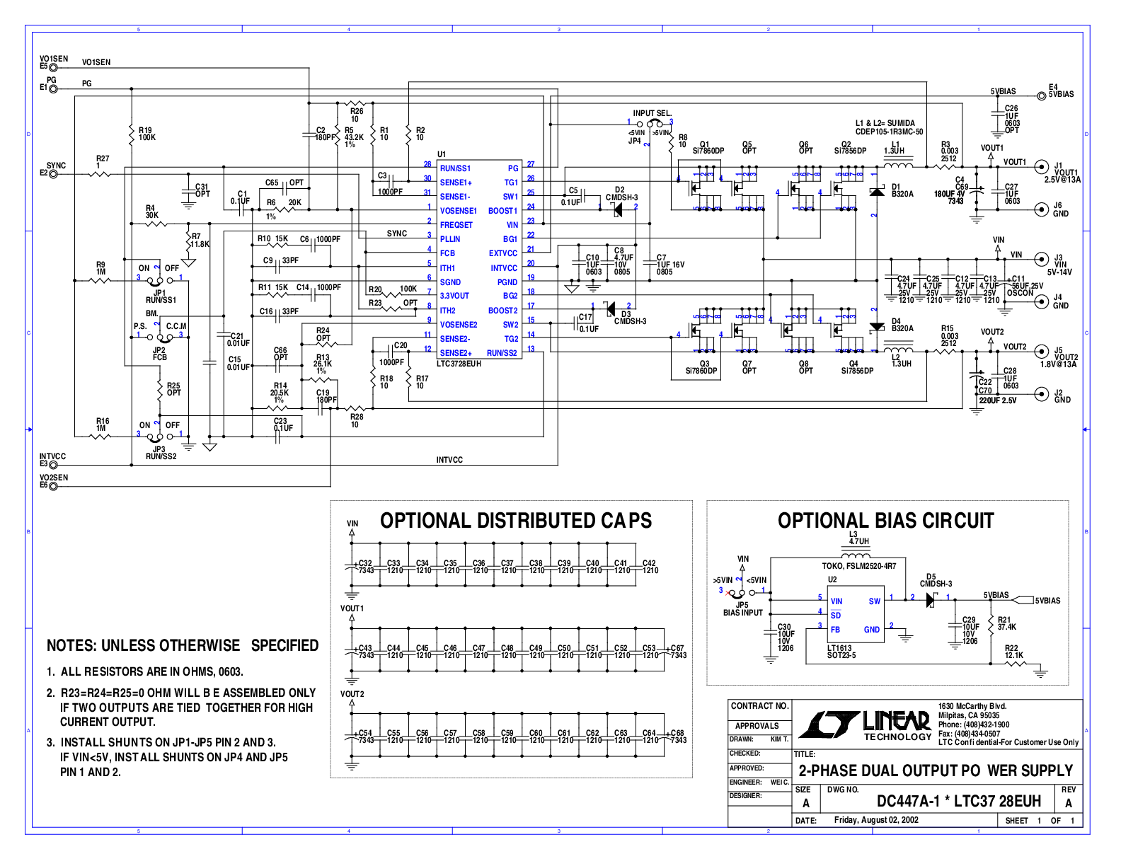 DC447A - Schematic