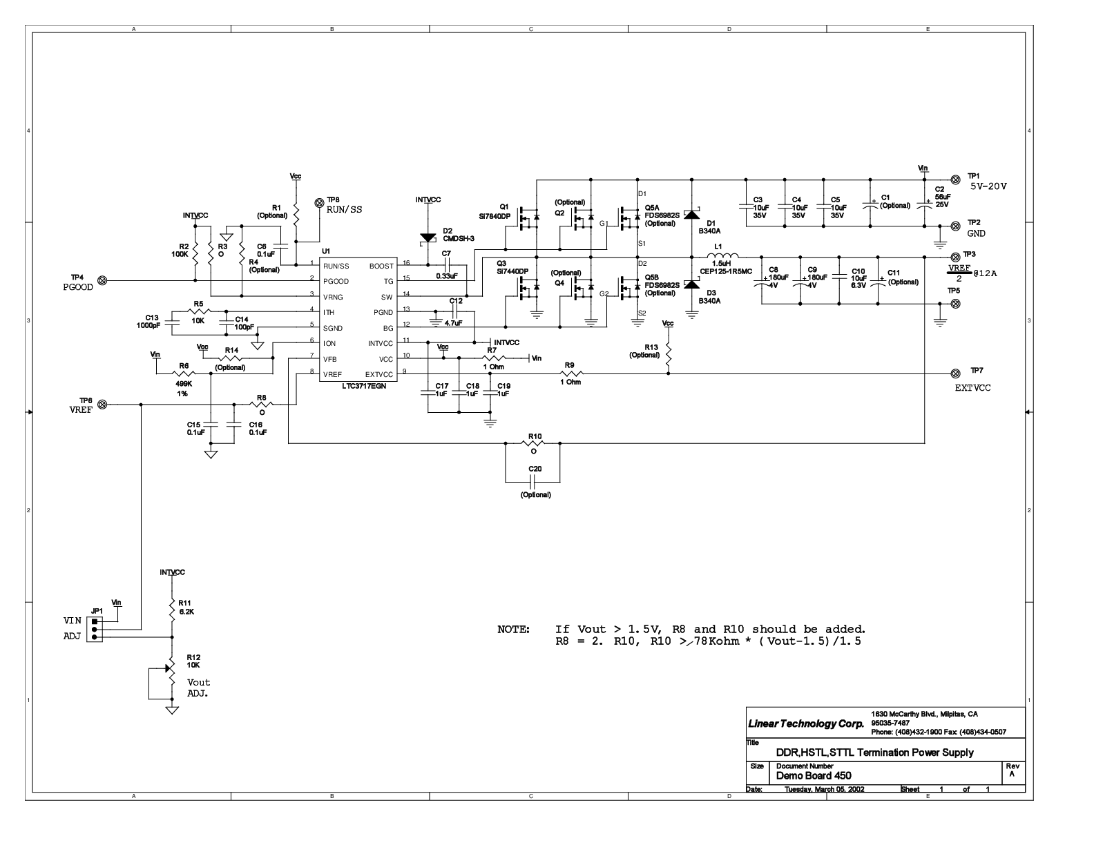 DC450A - Schematic