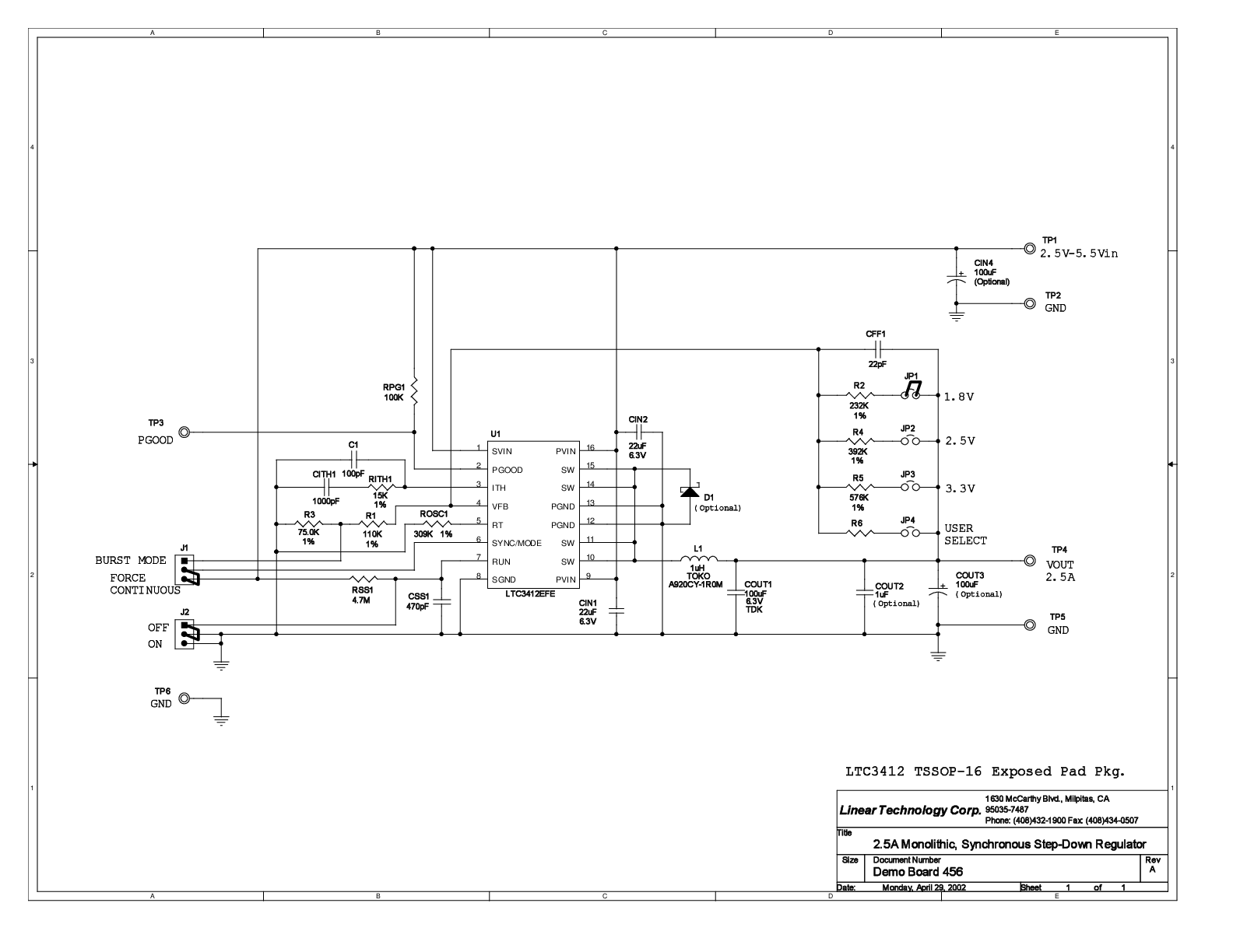 DC456A - Schematic
