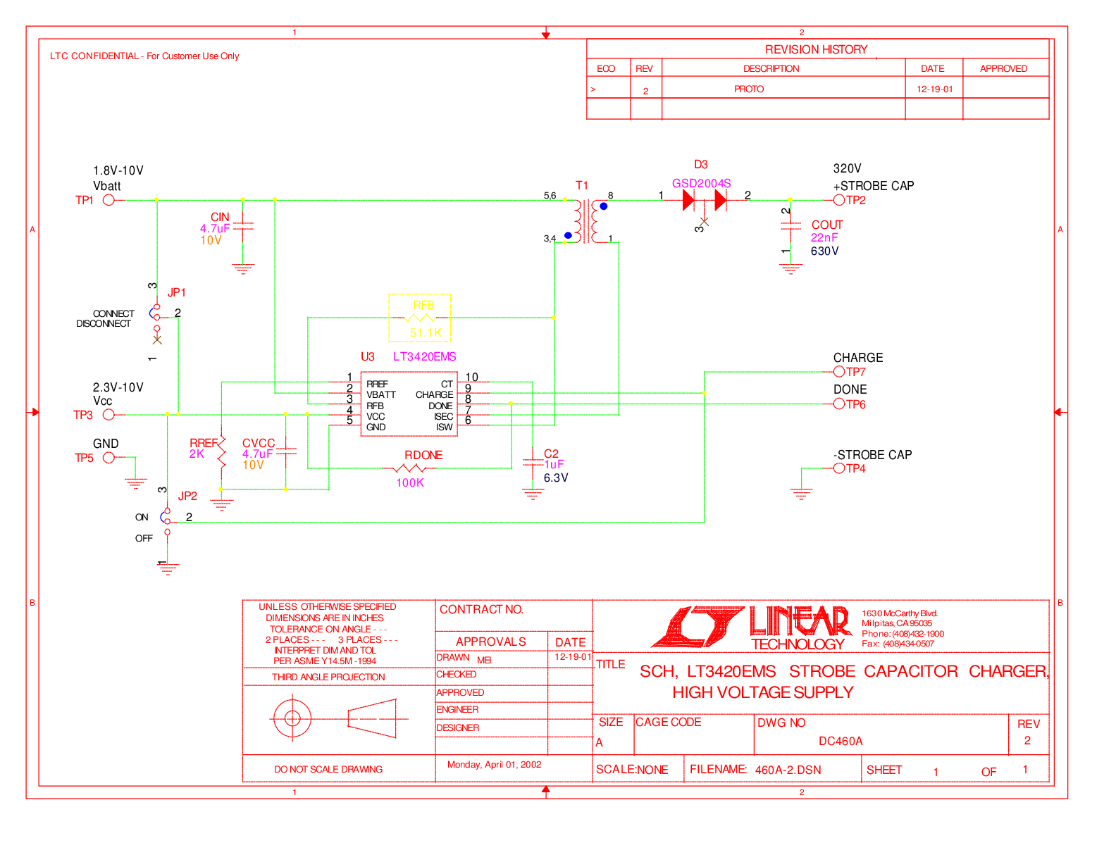 DC460A - Schematic