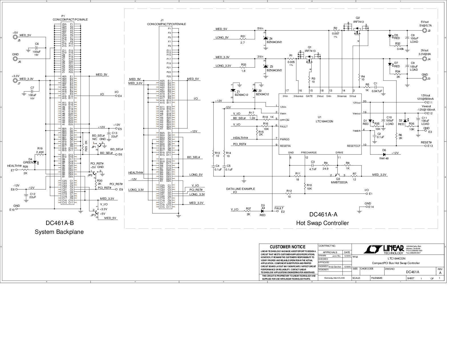 DC461A - Schematic