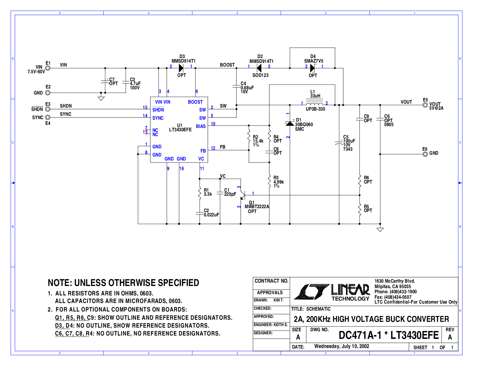 DC471A - Schematic
