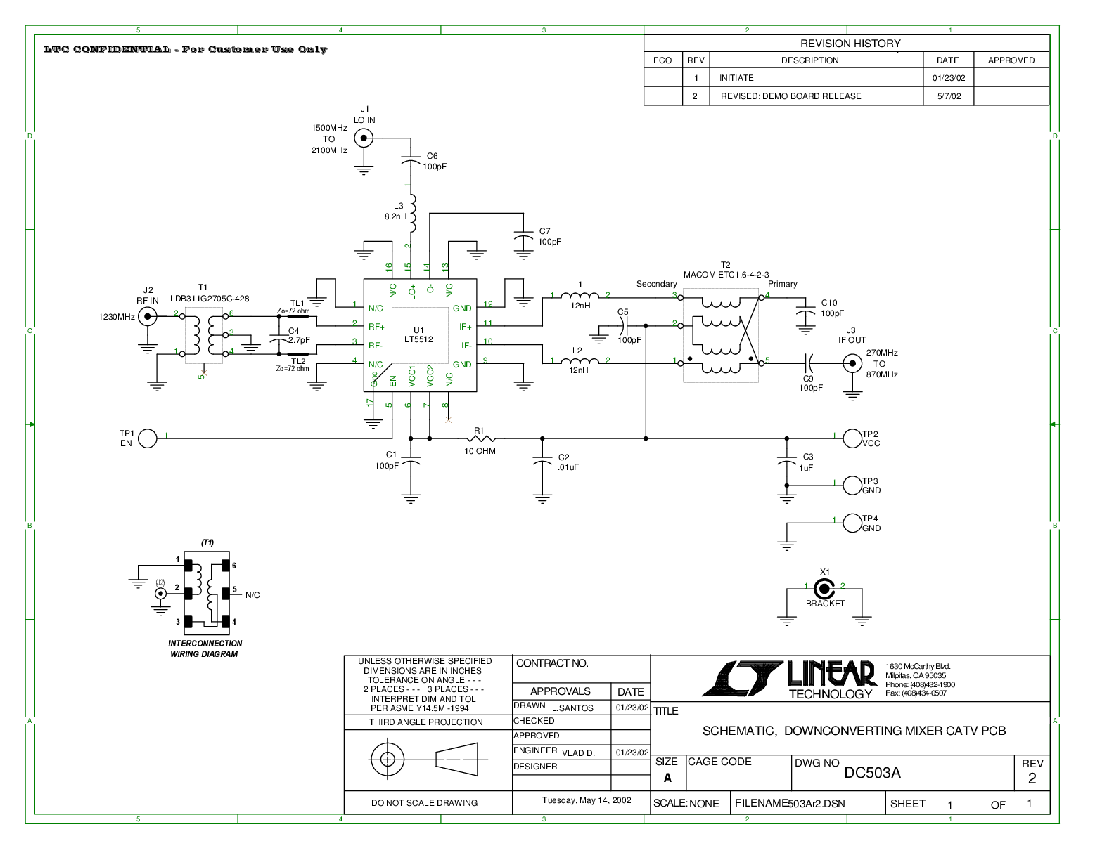 DC503A - Schematic