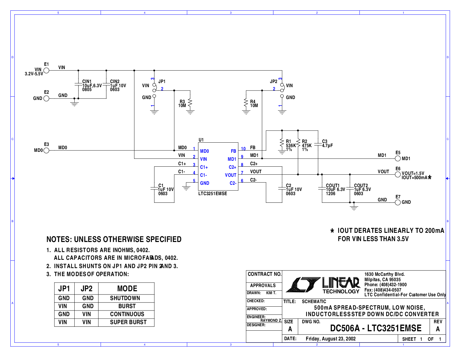 DC506A - Schematic