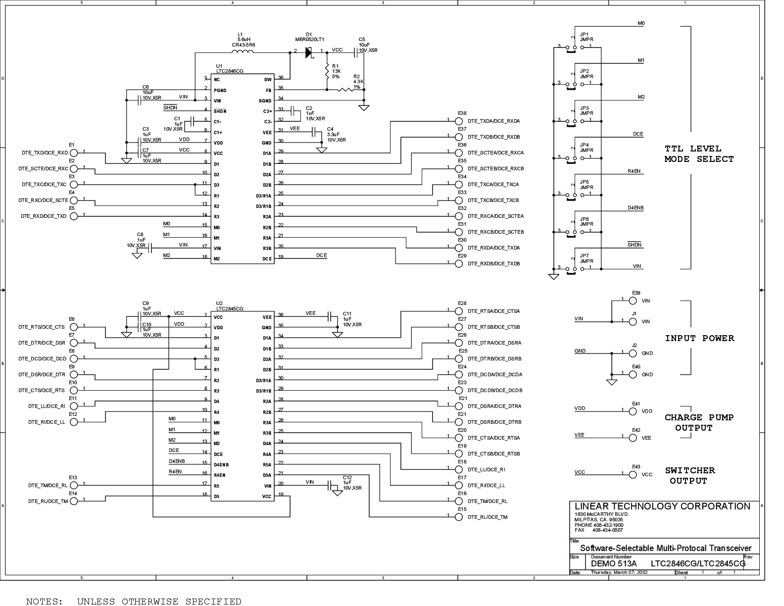 DC513A - Schematic