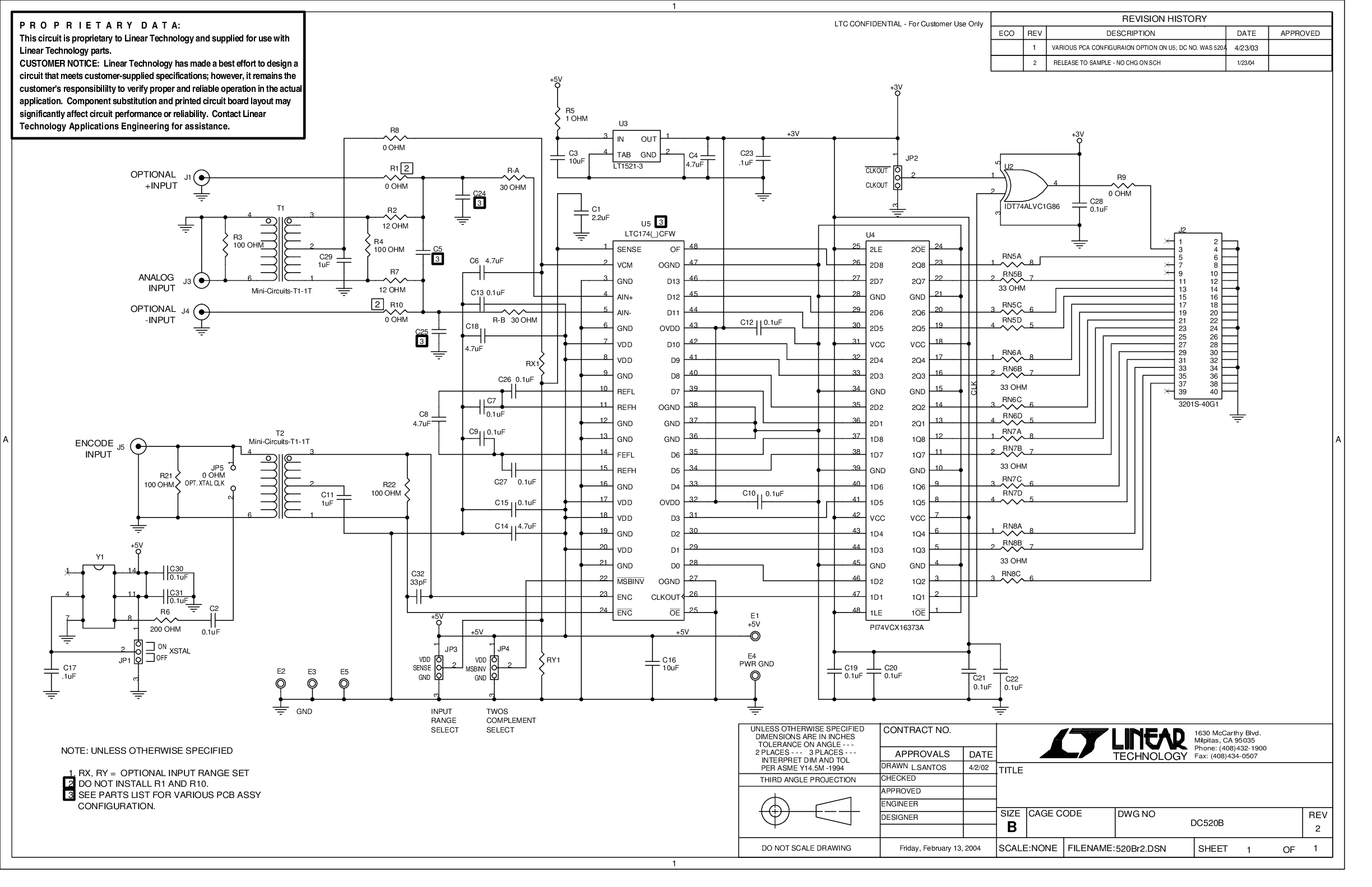 DC520B-A - Schematic