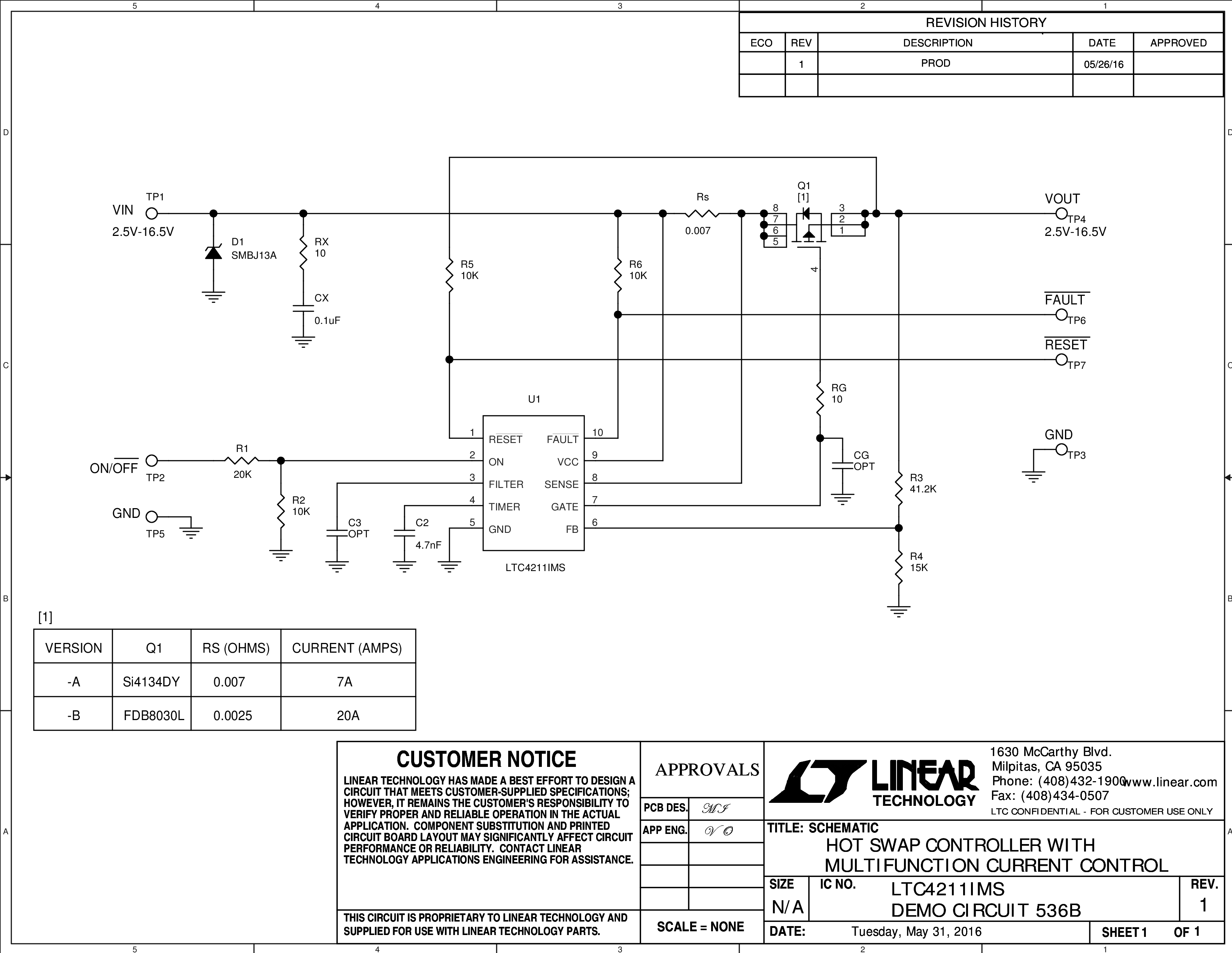 DC536B - Schematic