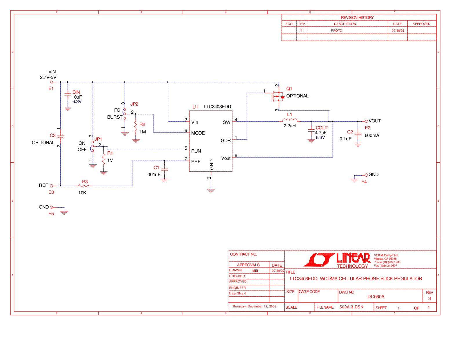 DC560A - Schematic