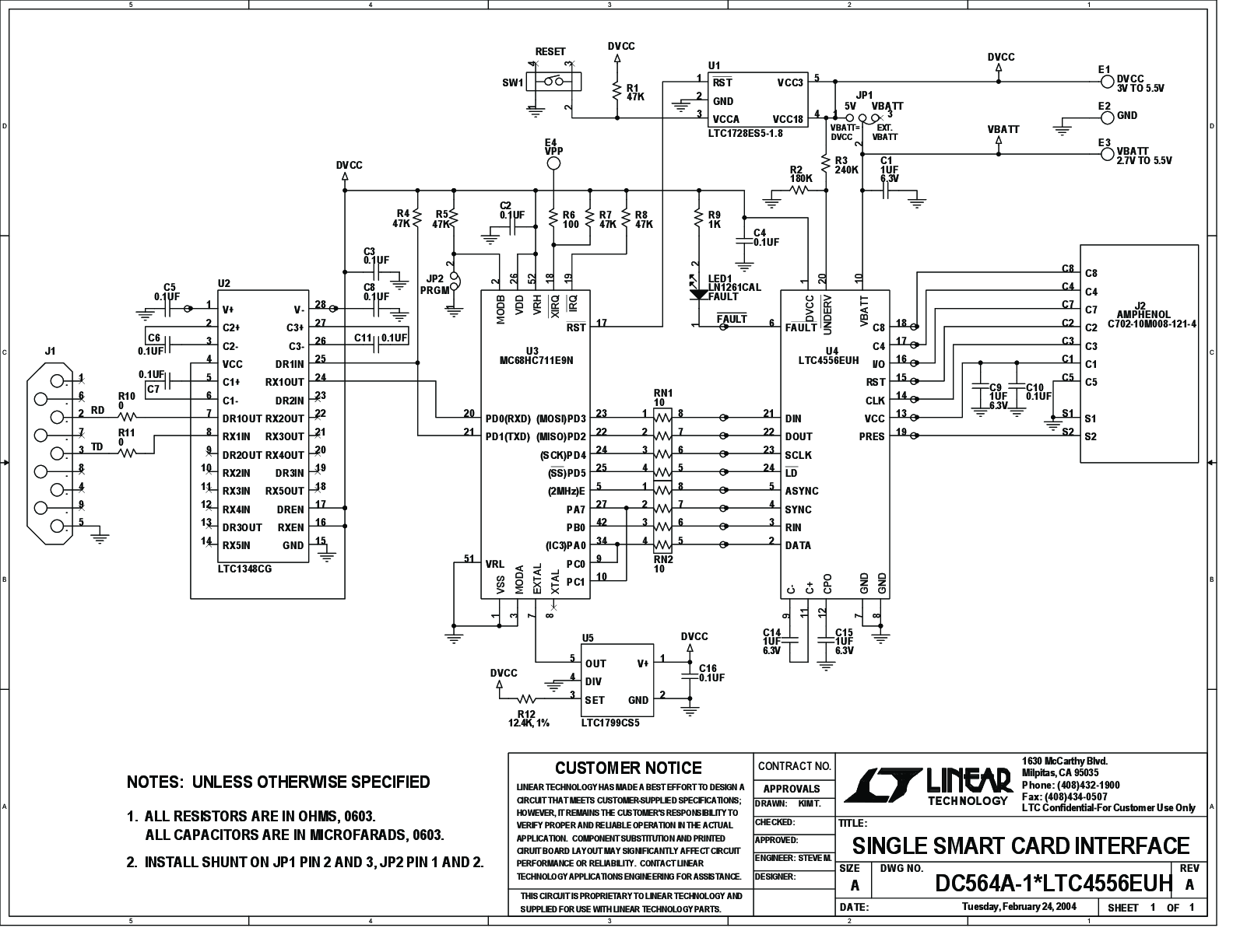DC564A - Schematic