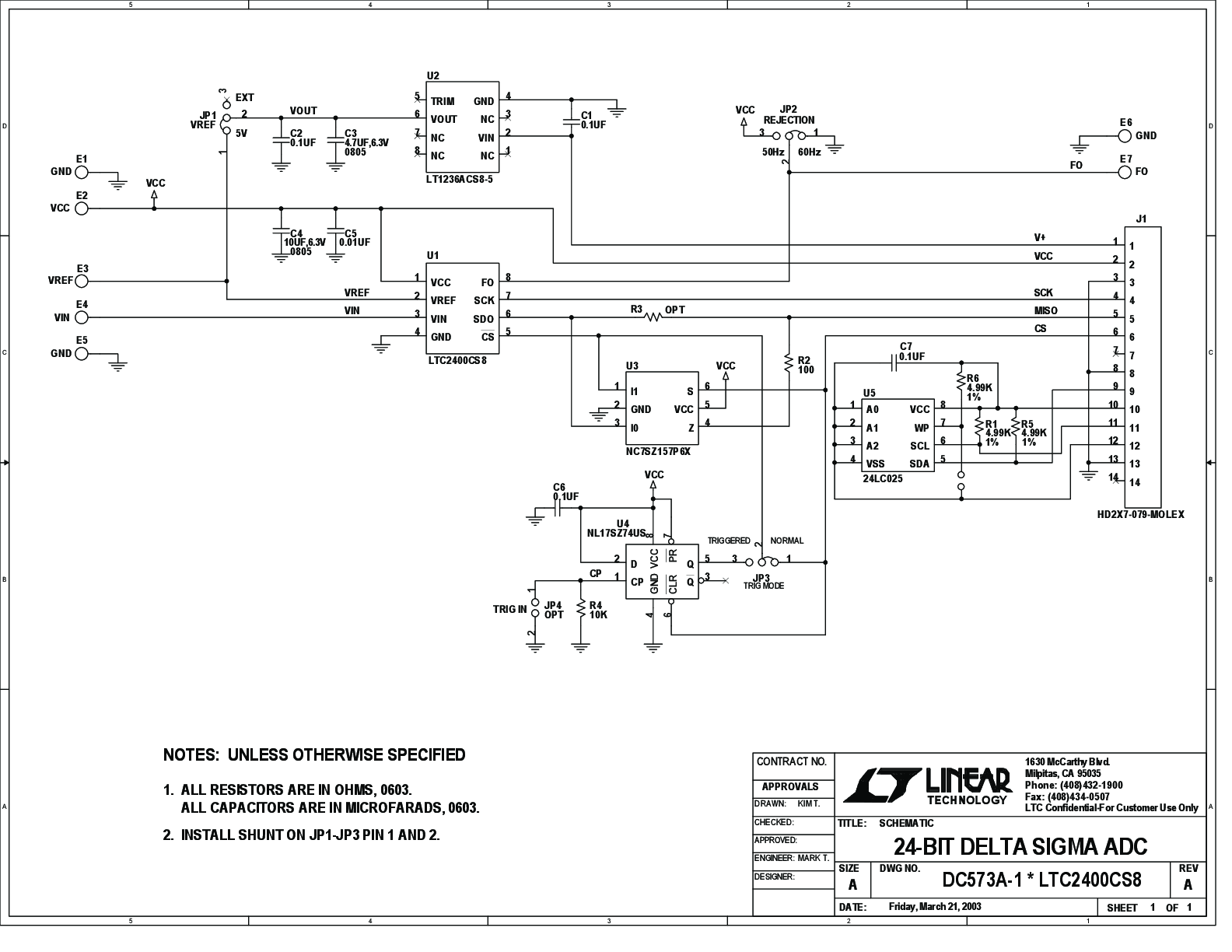 DC573A - Schematic