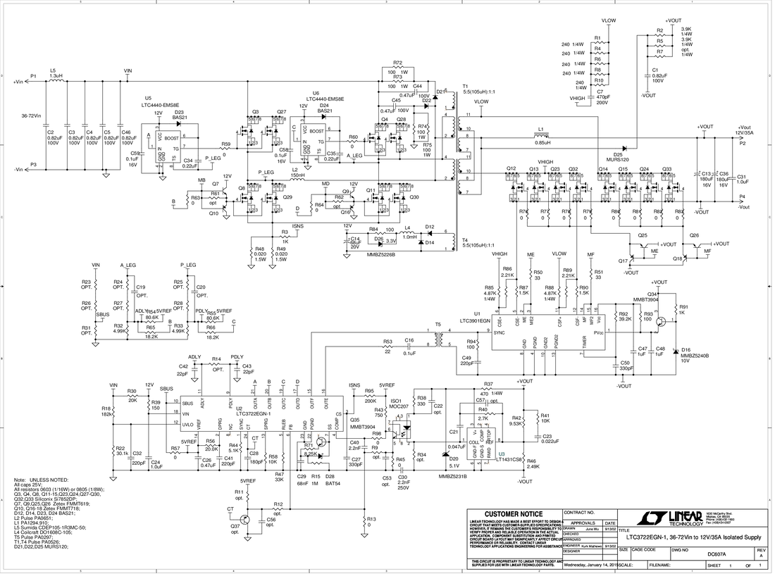 DC607A - Schematic