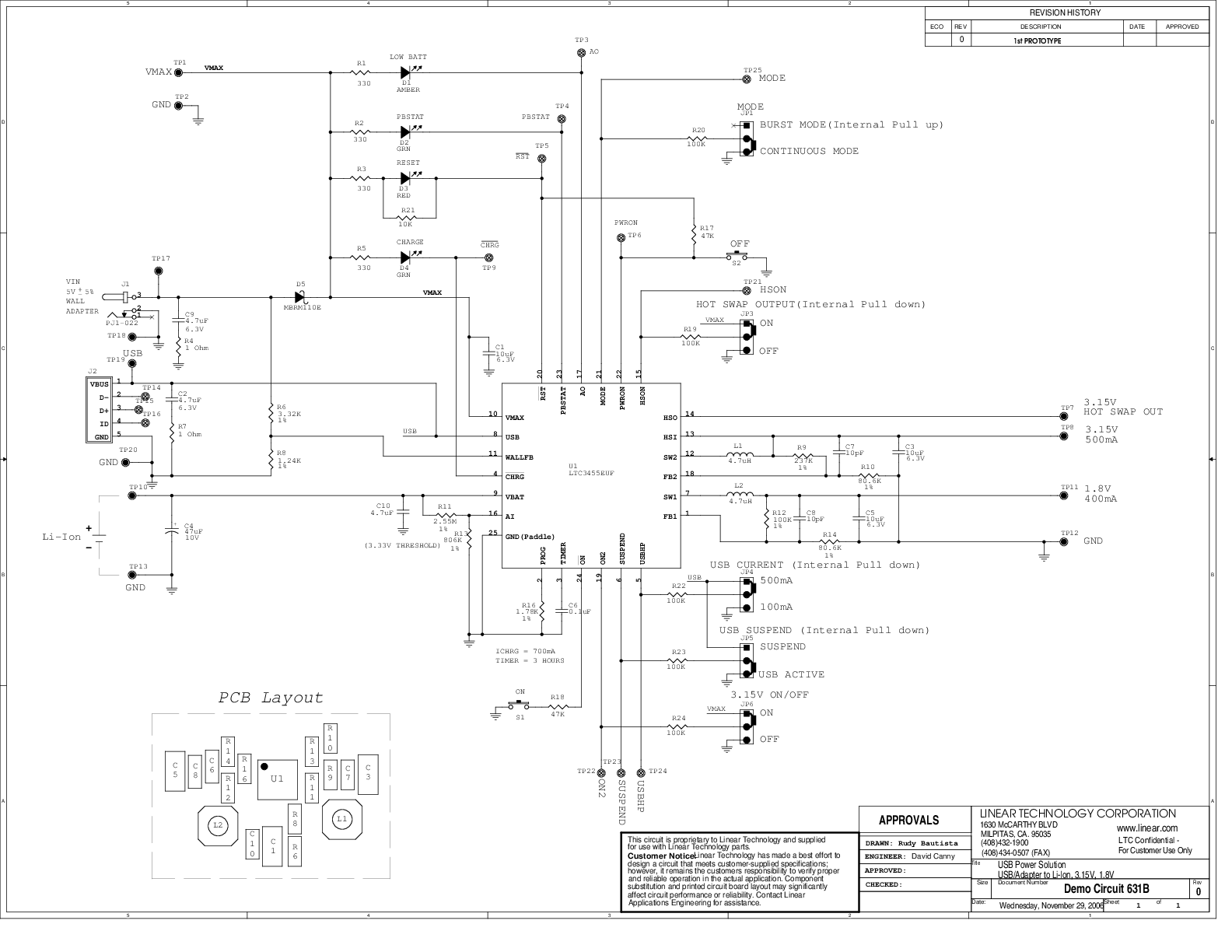 DC631B - Schematic