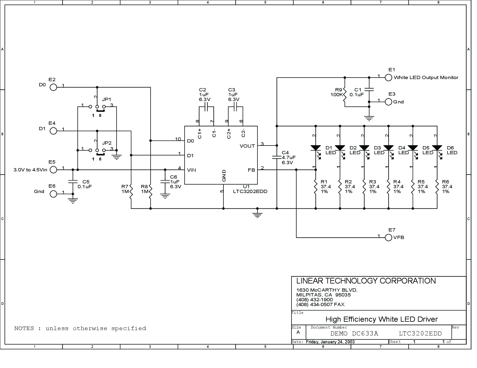 DC633A - Schematic