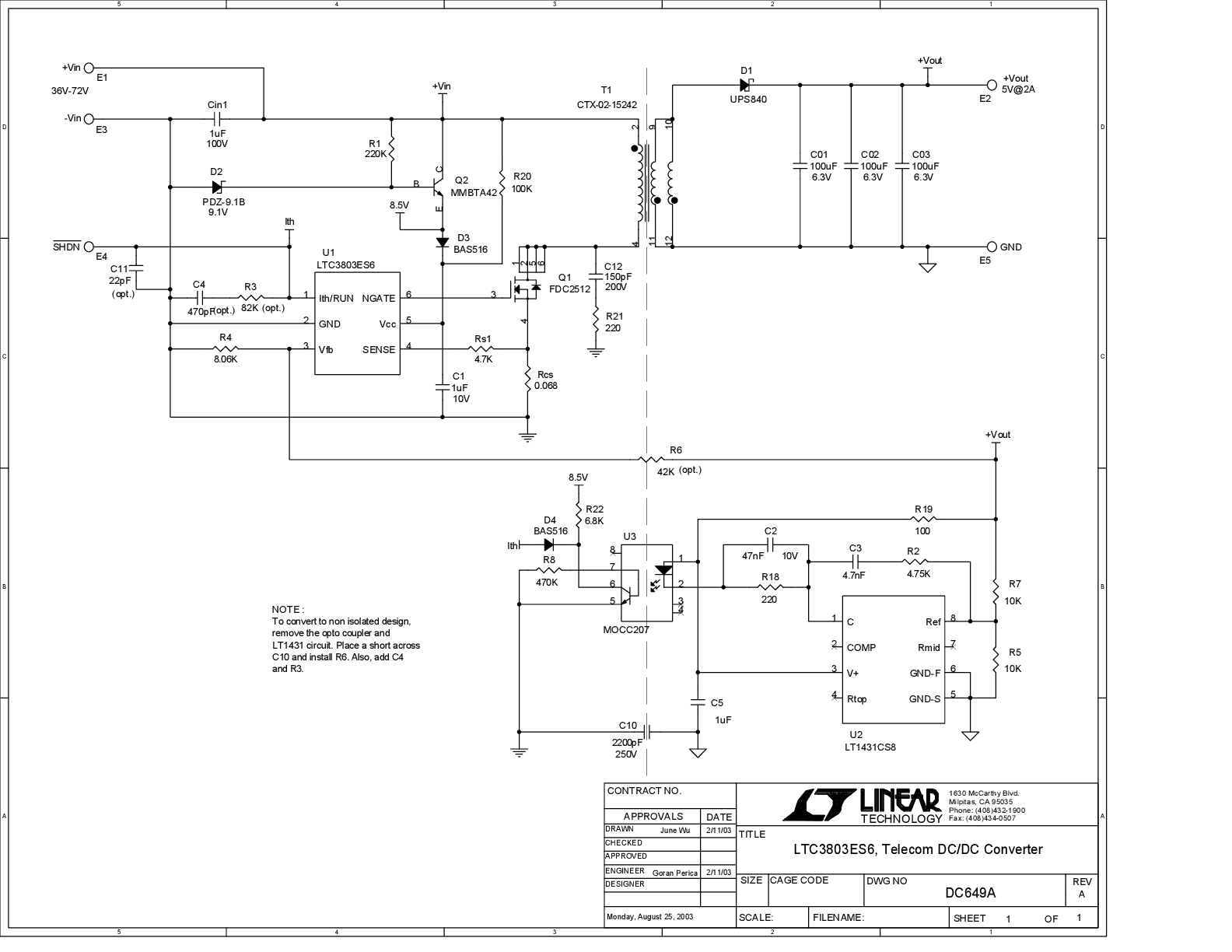 DC649A - Schematic