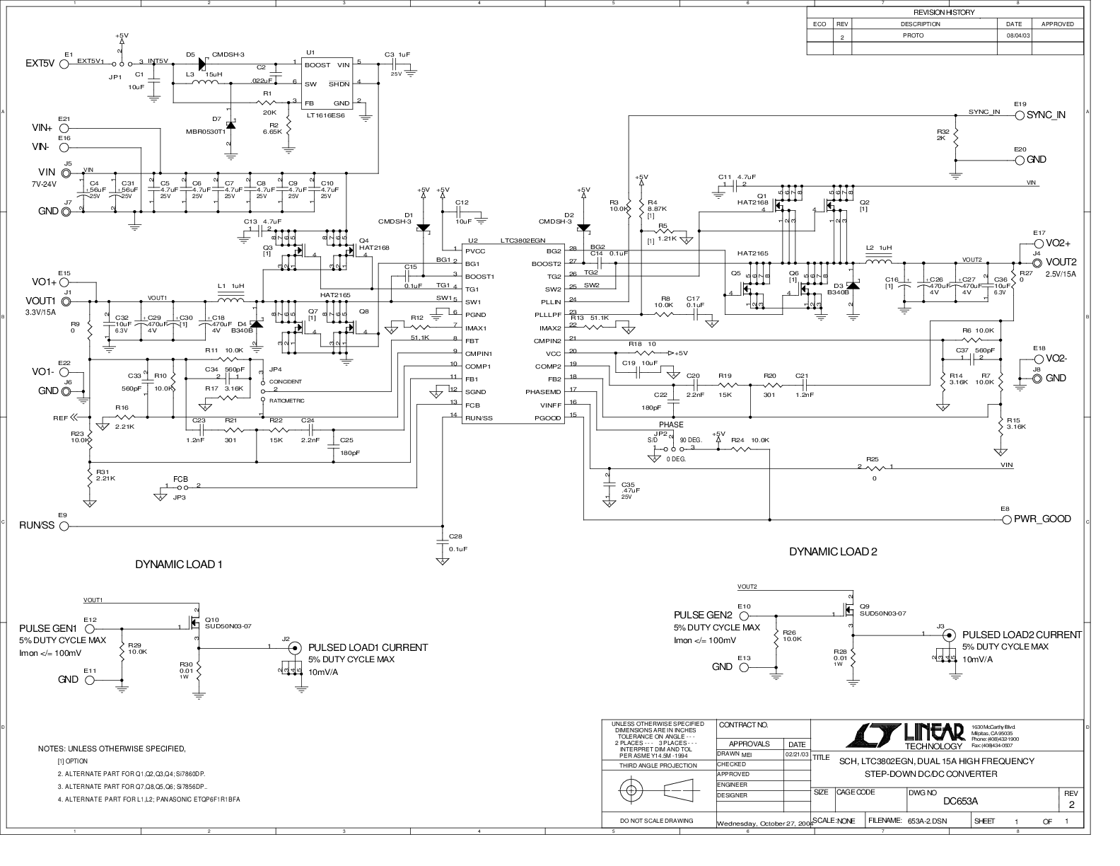 DC653A - Schematic