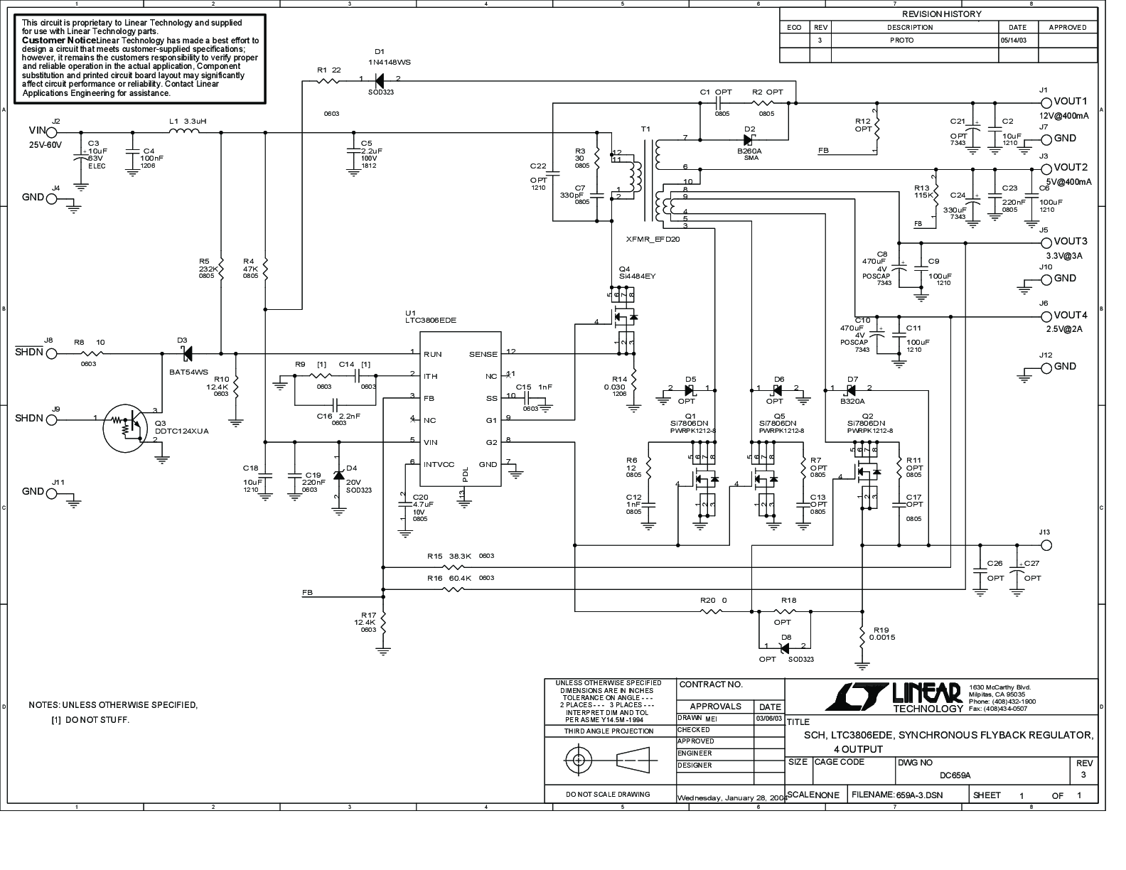 DC659A - Schematic