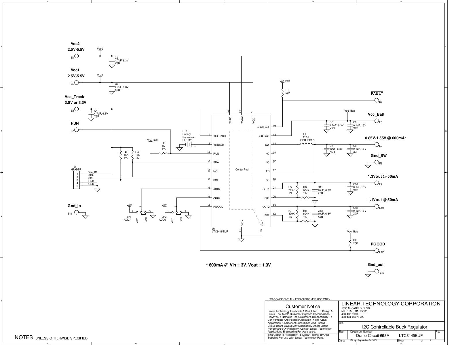 DC698A - Schematic