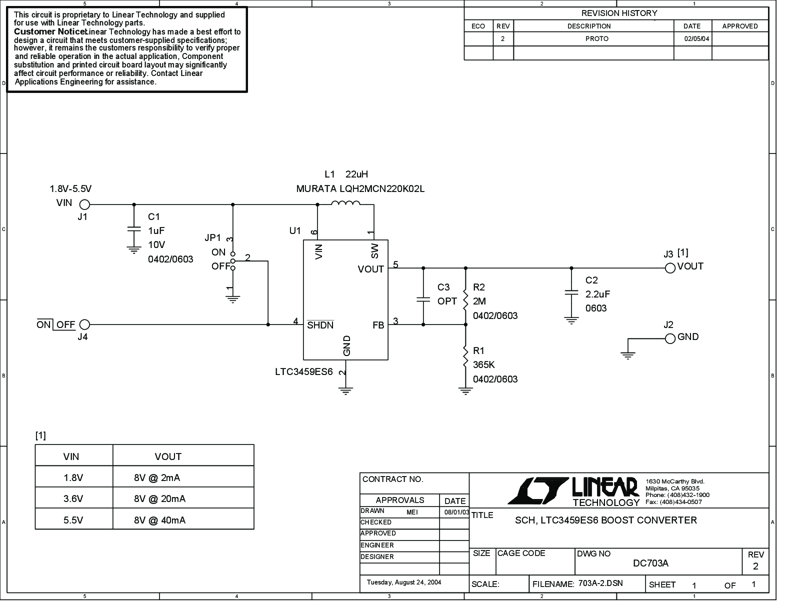 DC703A - Schematic