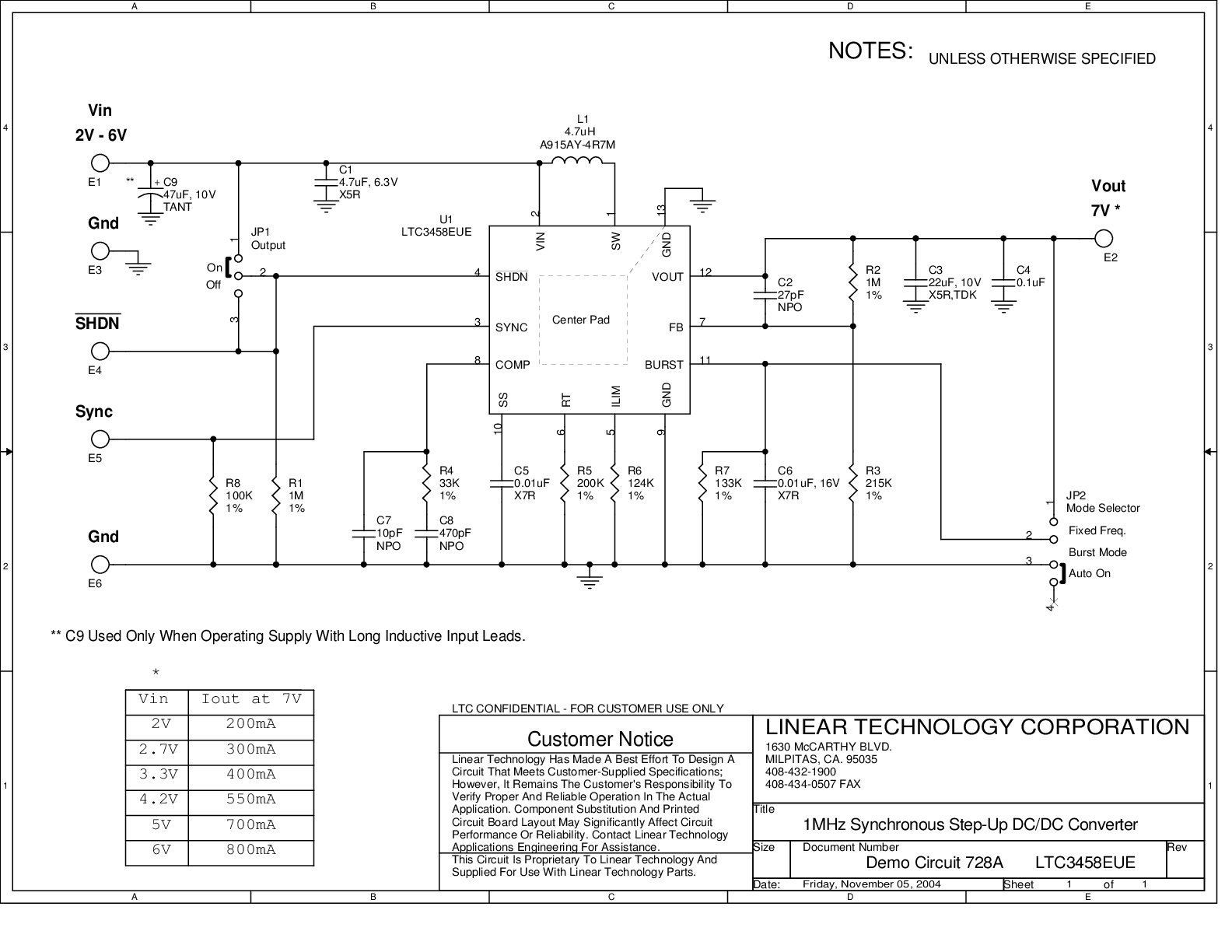 DC728A - Schematic