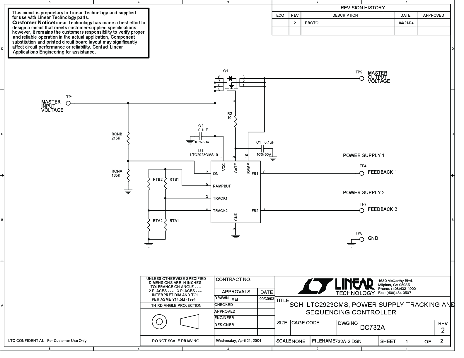 DC732A - Schematic