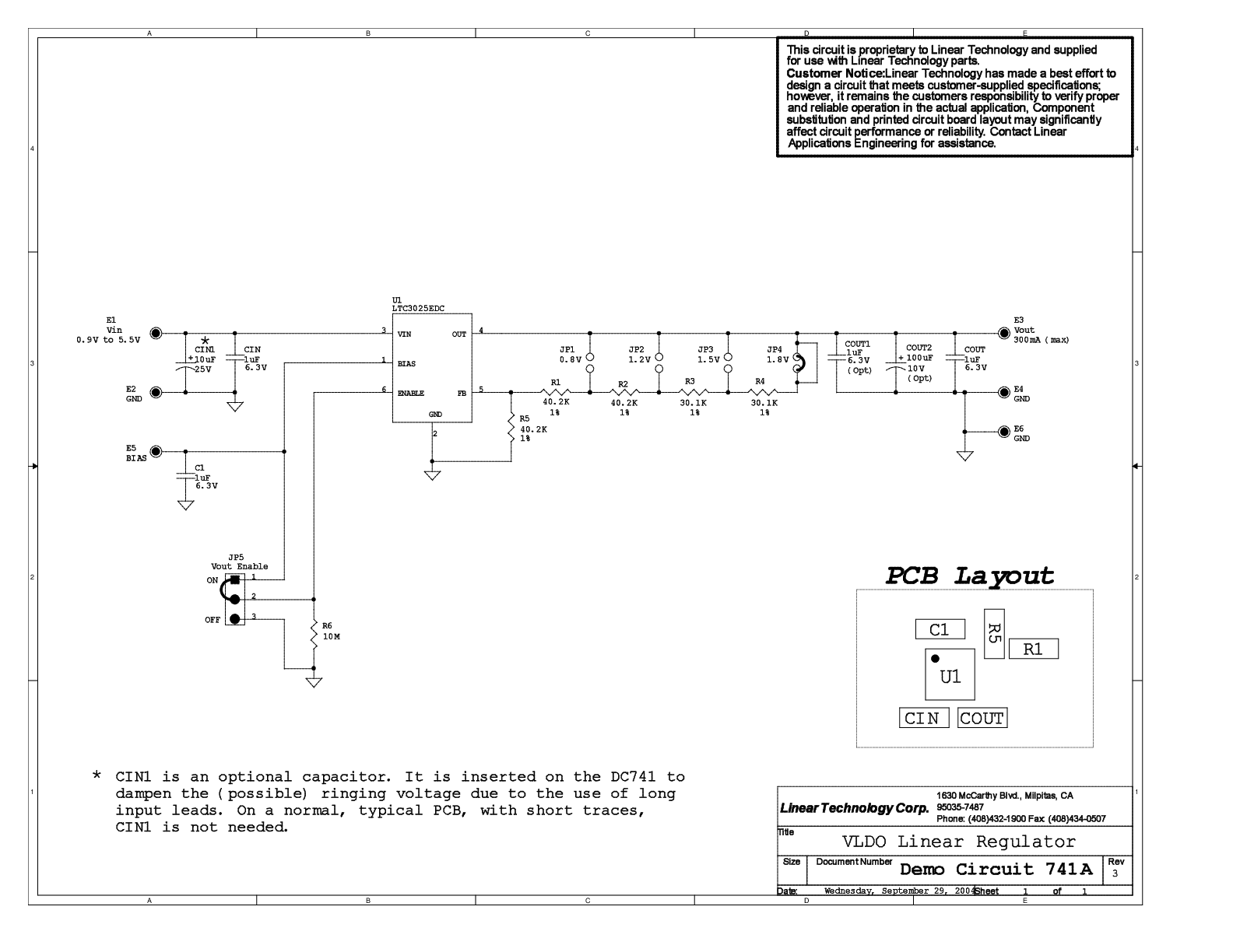 DC741A - Schematic