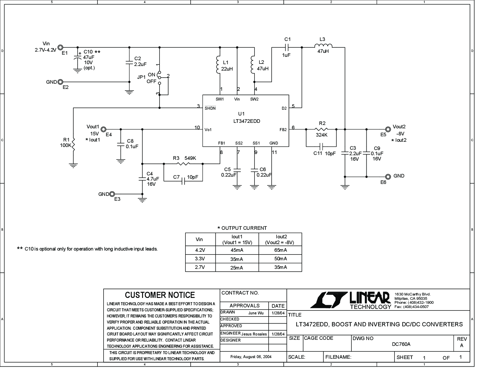 DC760A - Schematic