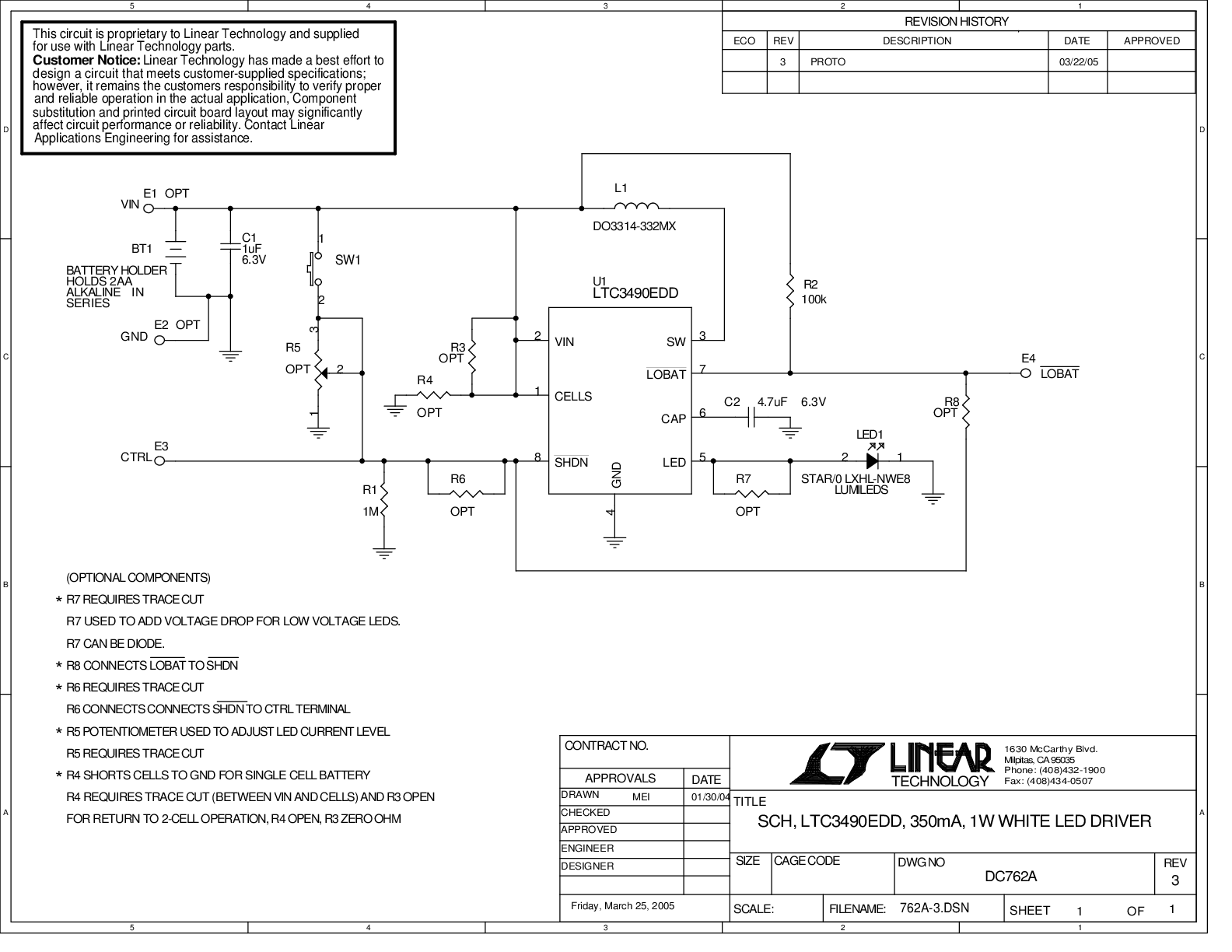 DC762A - Schematic