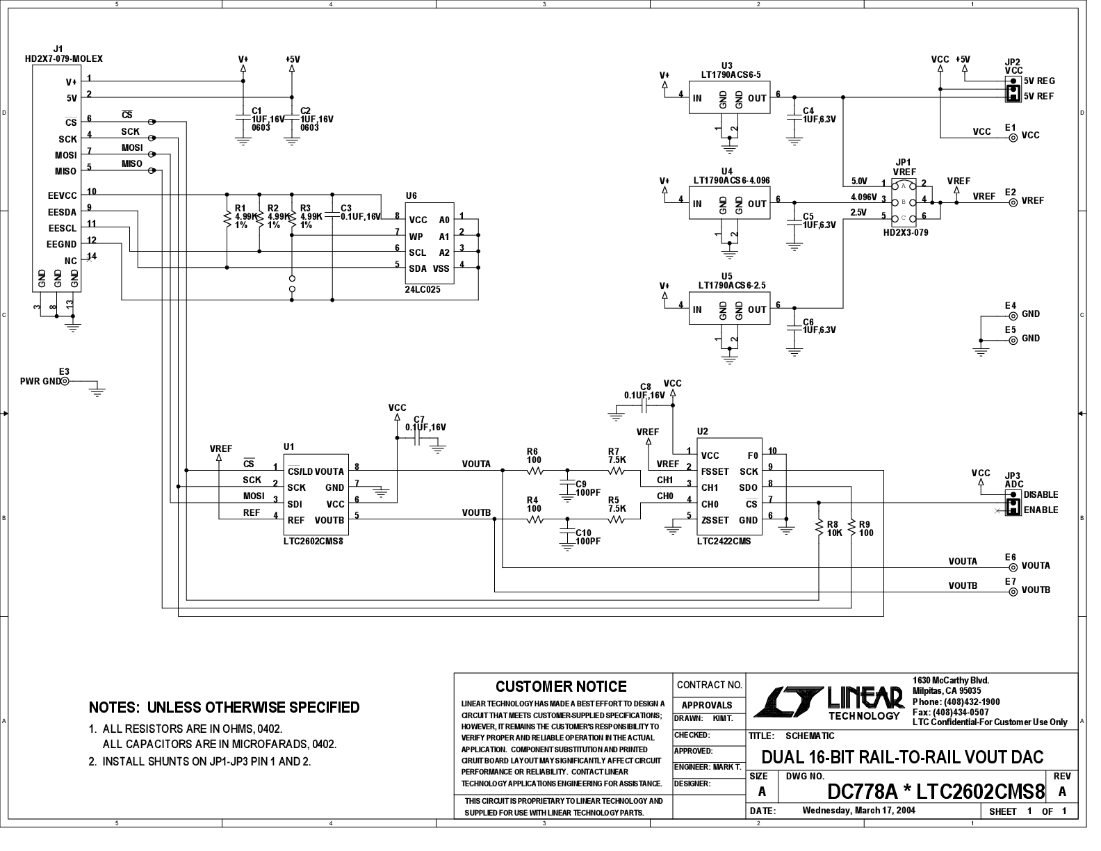 DC778A - Schematic