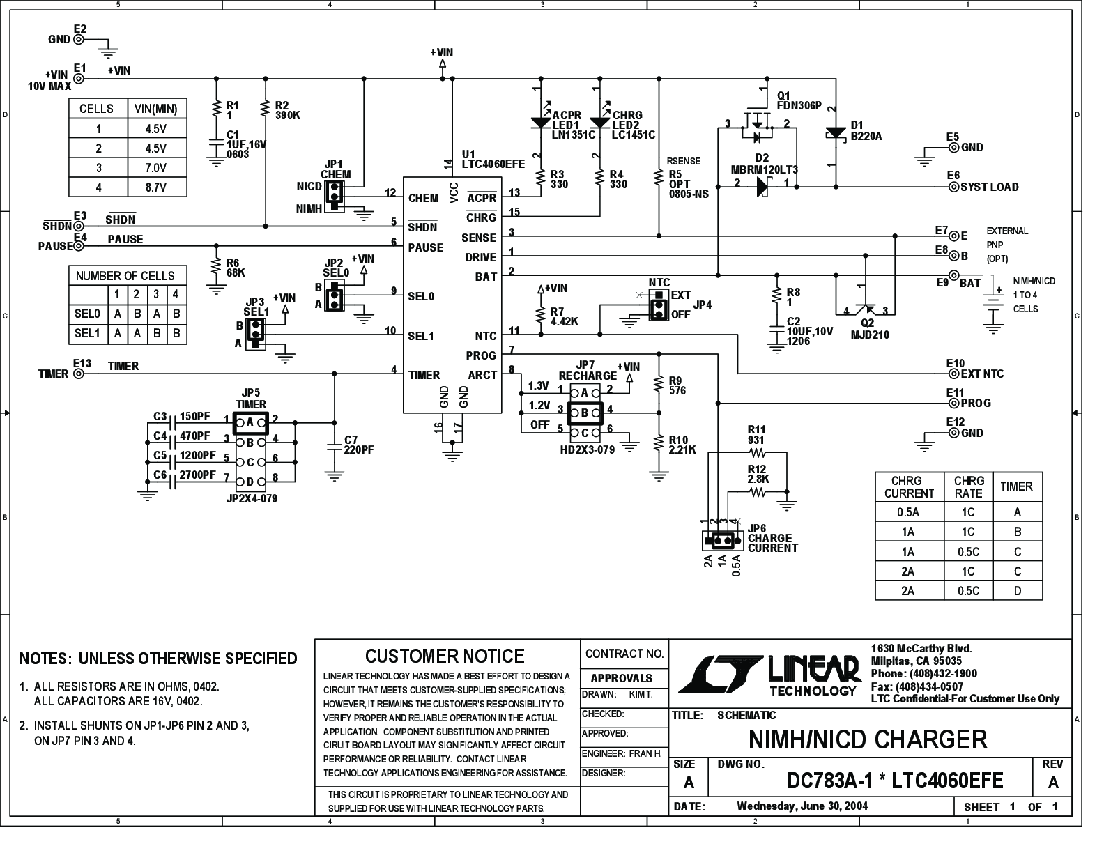 DC783A - Schematic