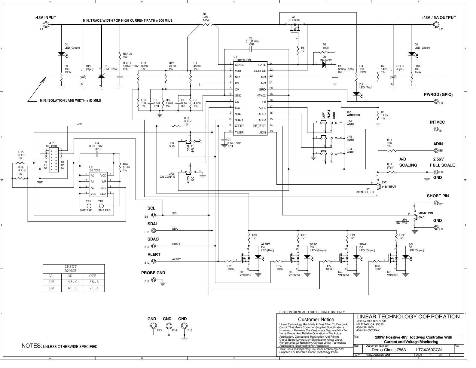 DC786A - Schematic