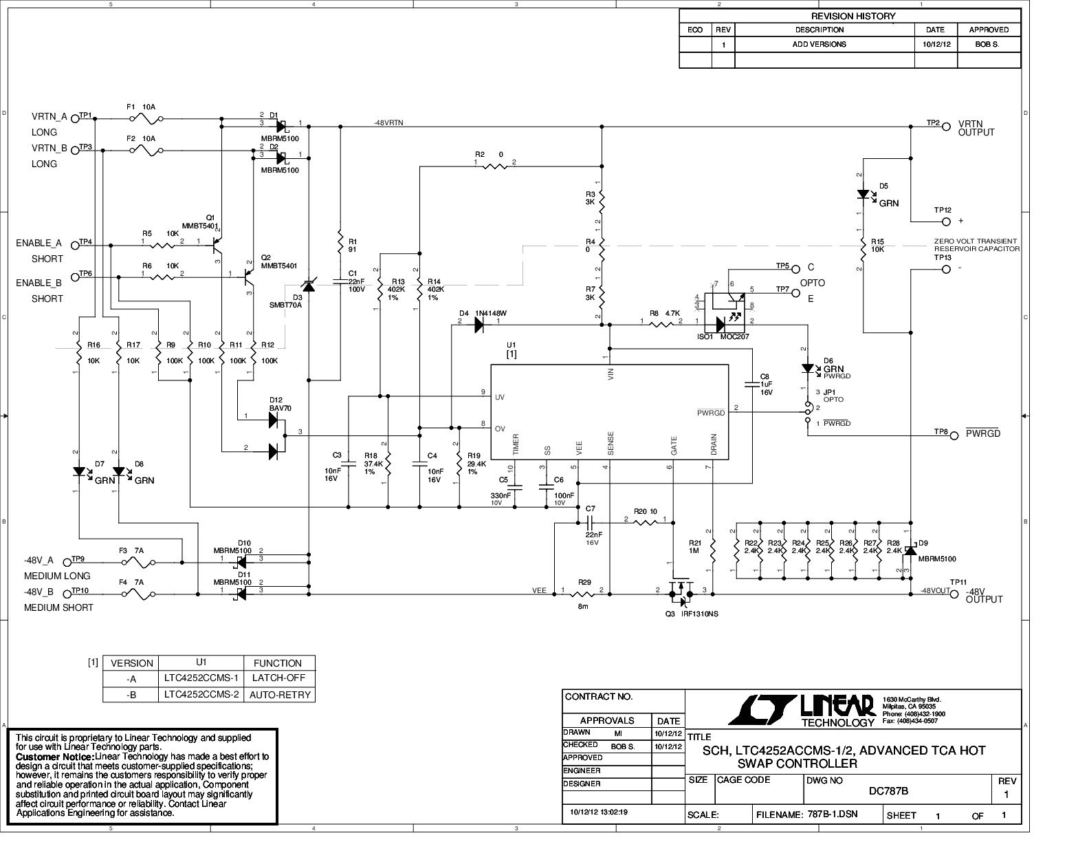 DC787A-A - Schematic
