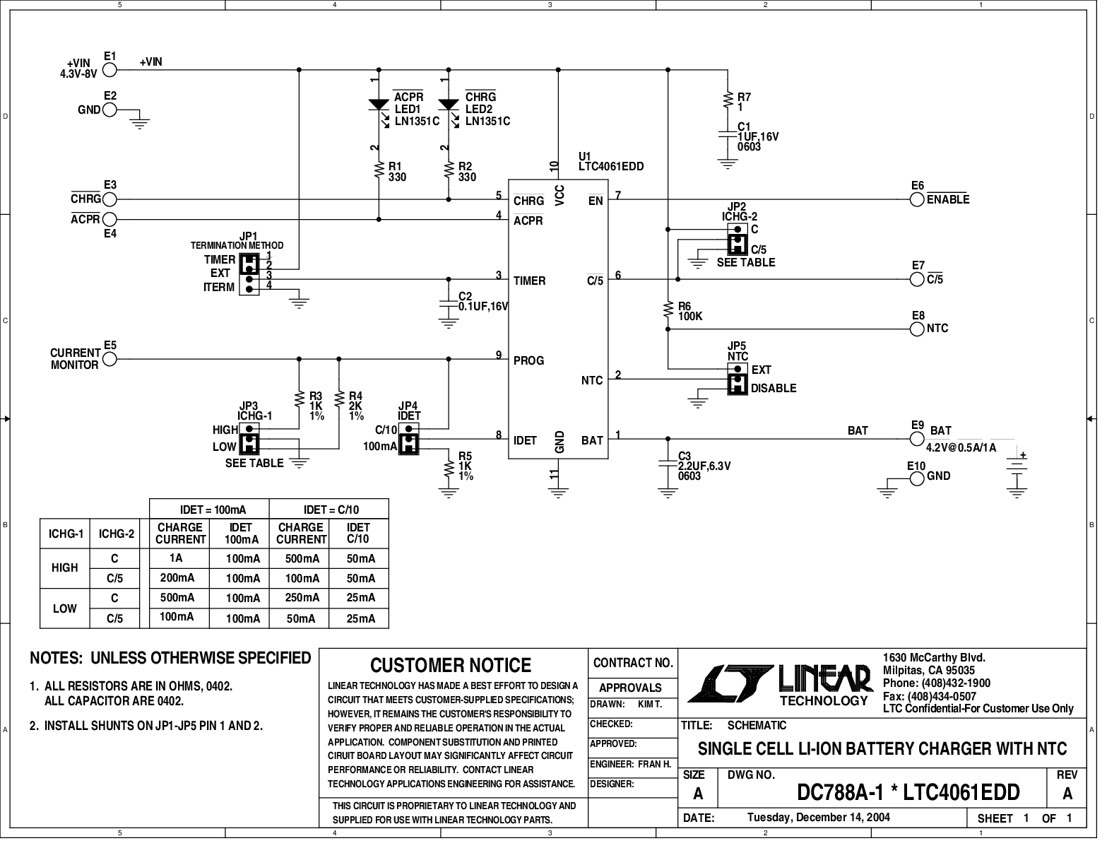 DC788A - Schematic