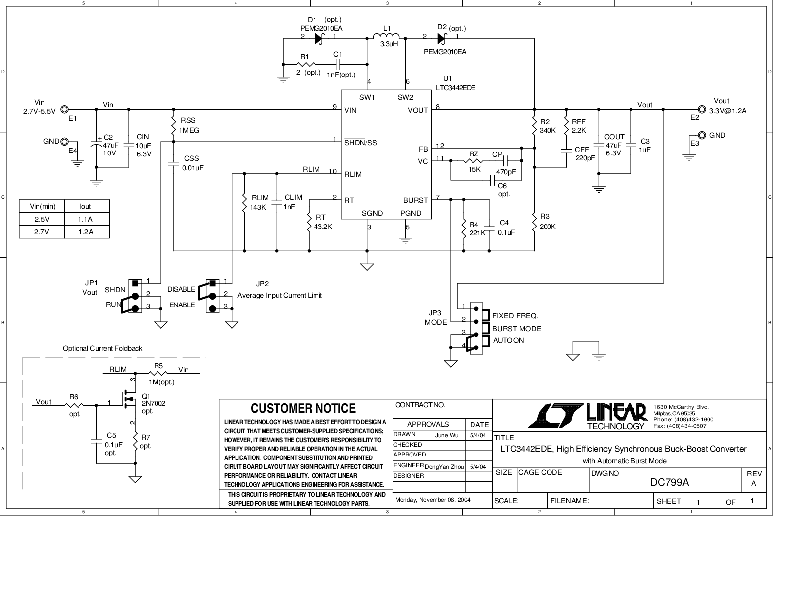 DC799A - Schematic