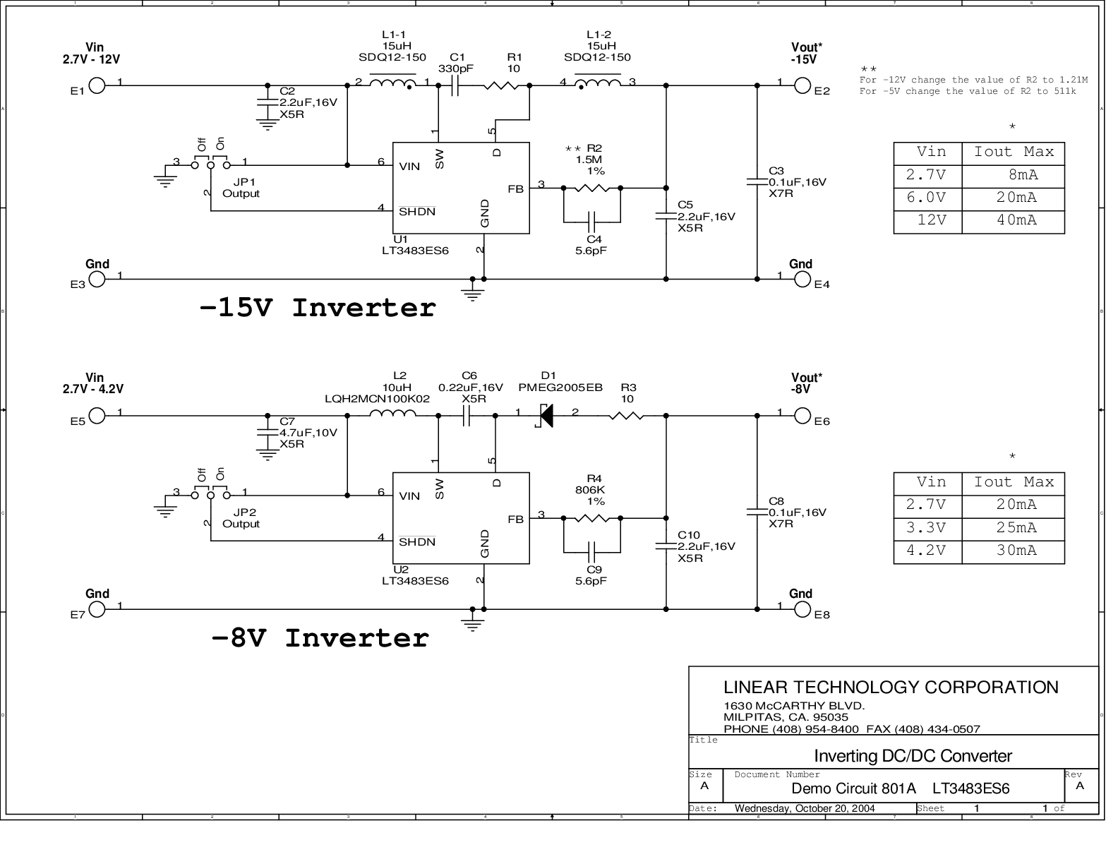 DC801A - Schematic