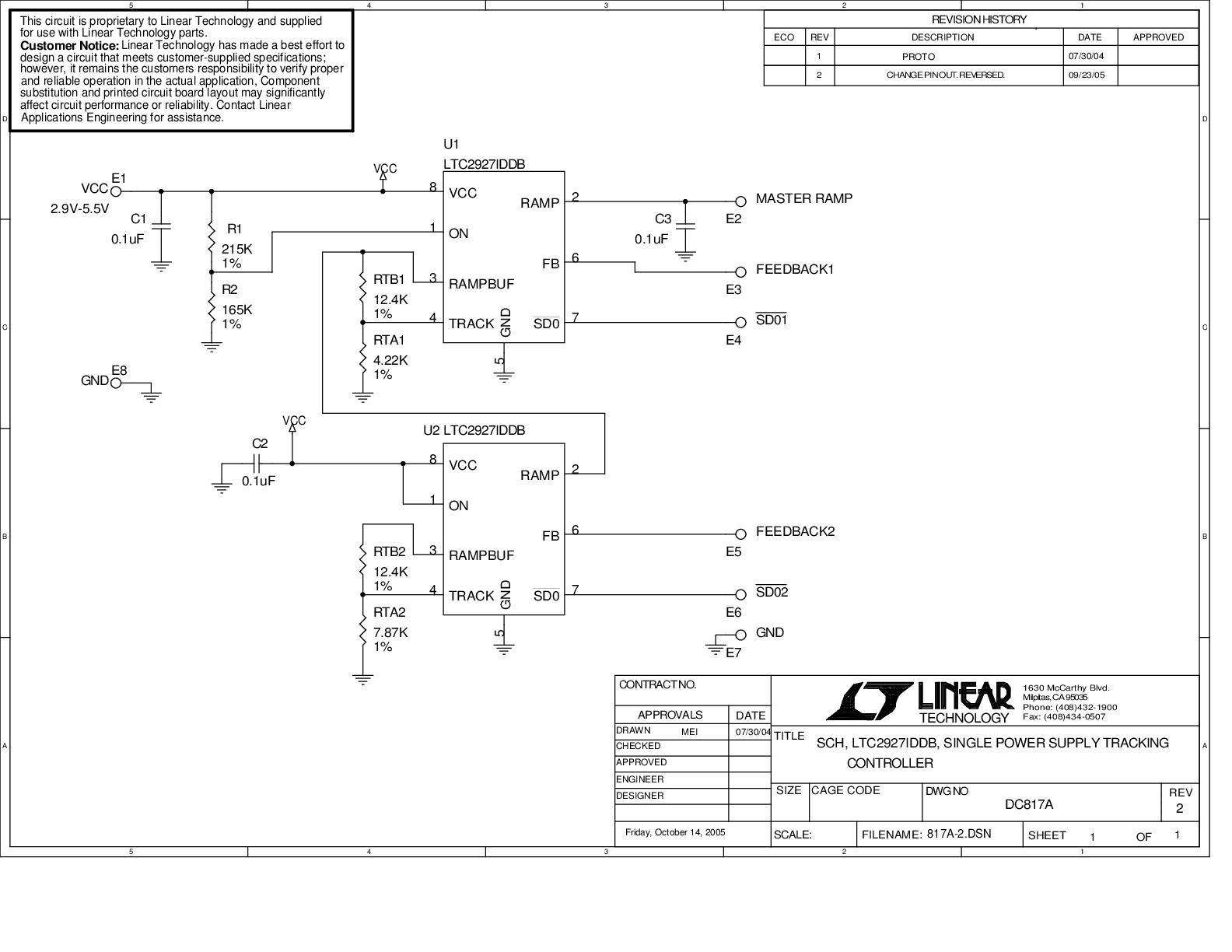 DC817A - Schematic