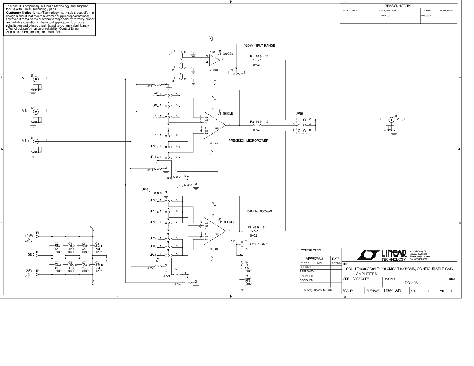 DC819A - Schematic