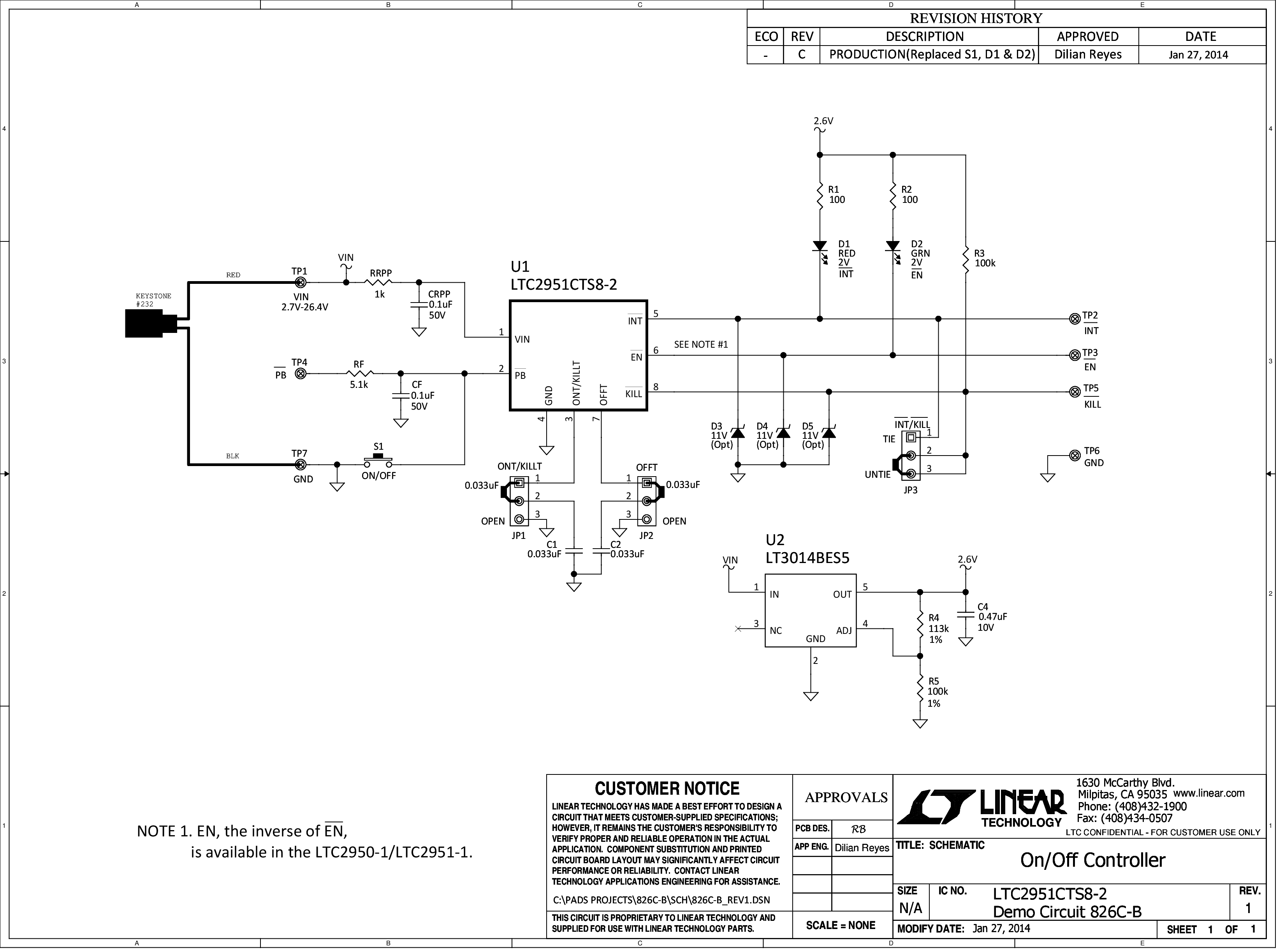 DC826C - Schematic