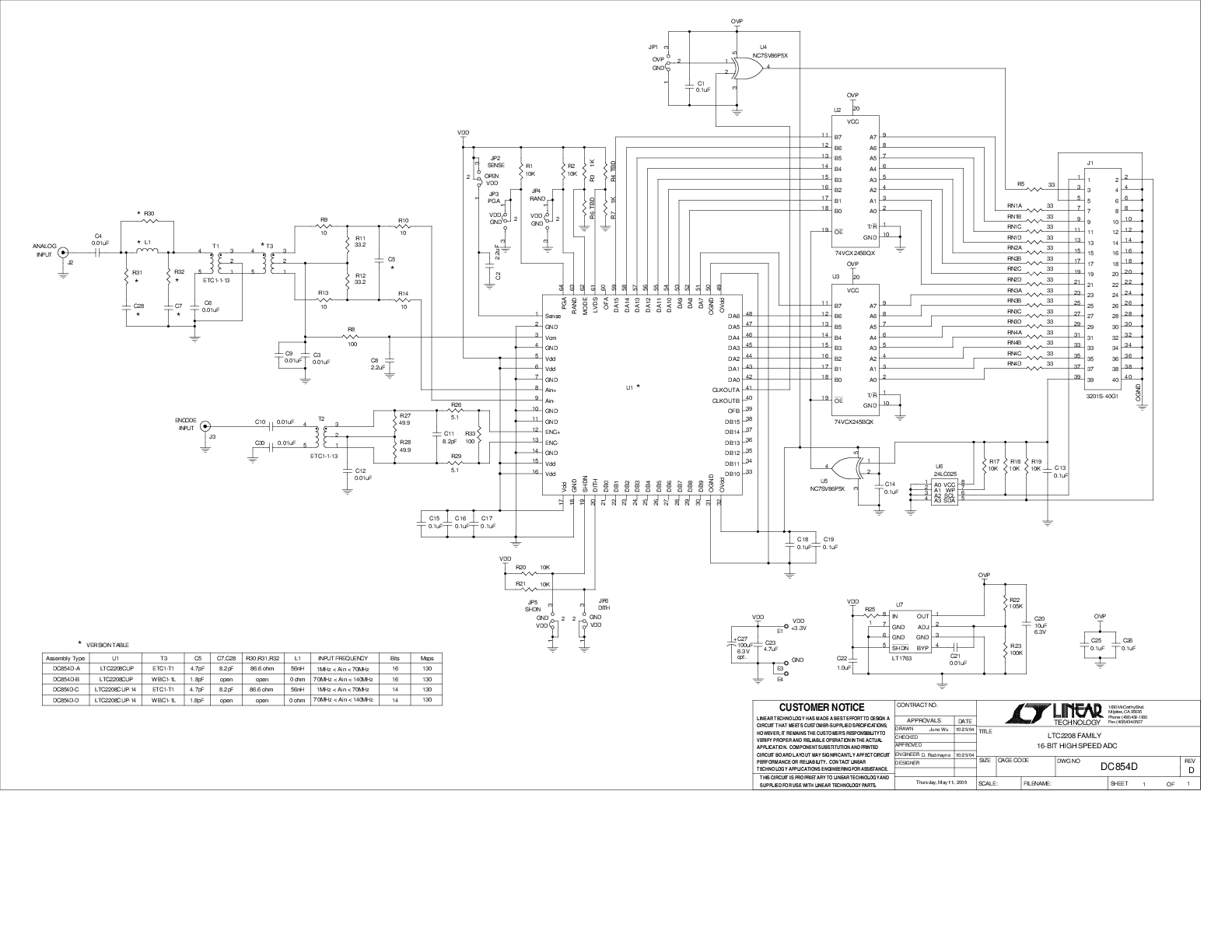 DC854C-P - Schematic