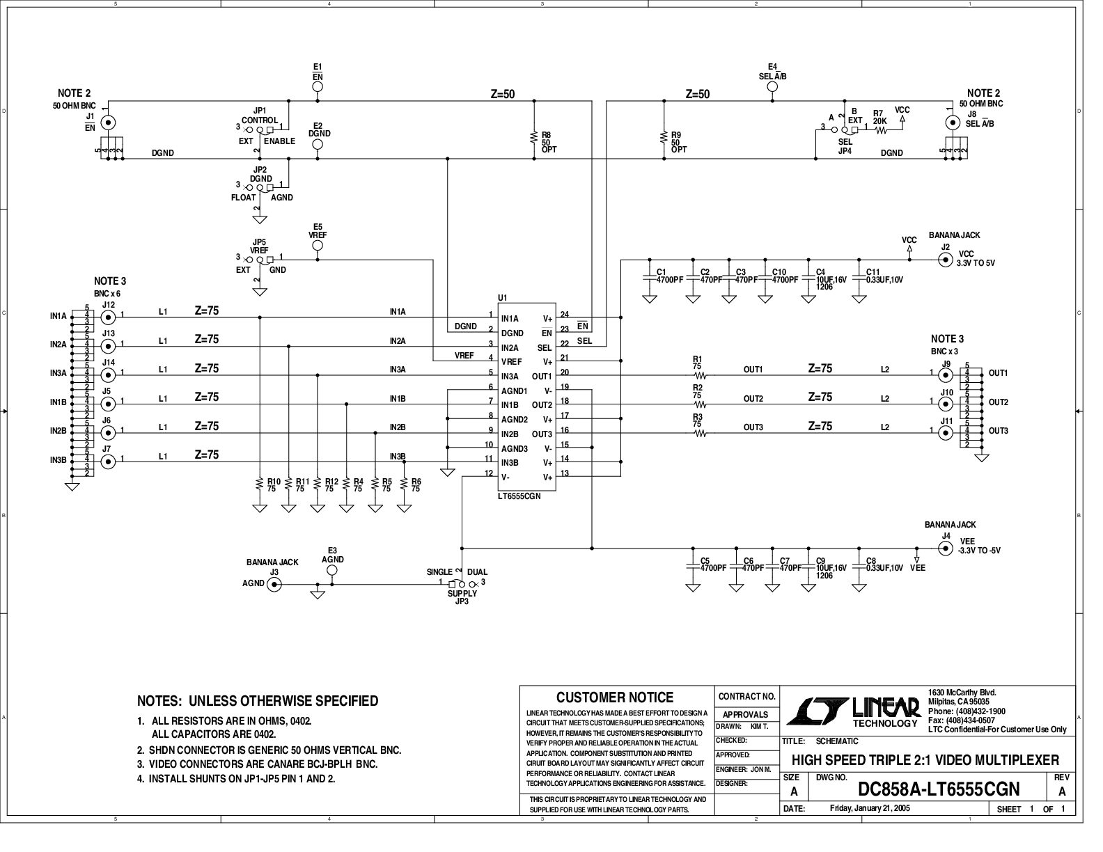 DC858A - Schematic